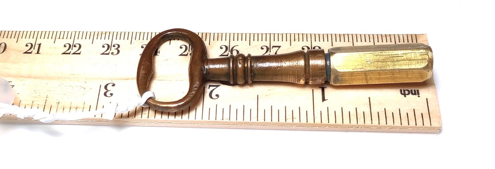 Brass Pocket Casket Key / Keychain Coffin Key