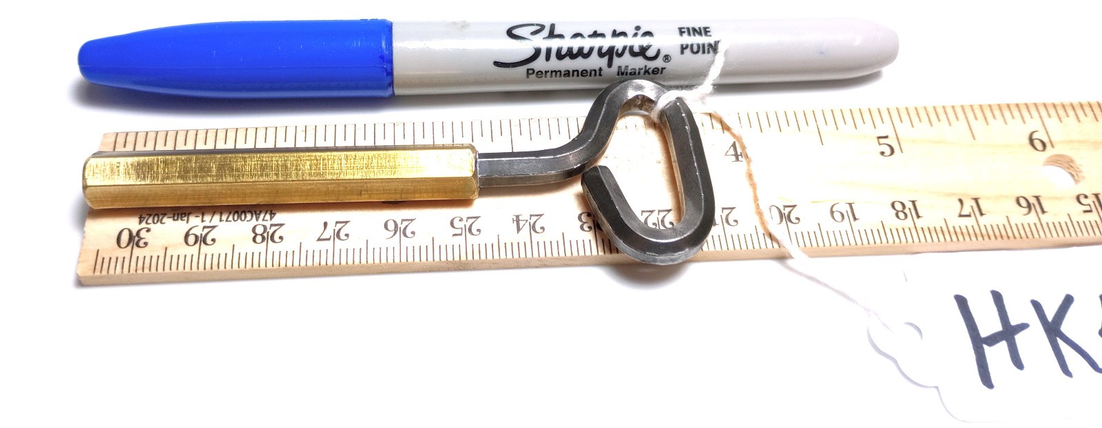 Pocket Hex Casket Key / Coffin Key