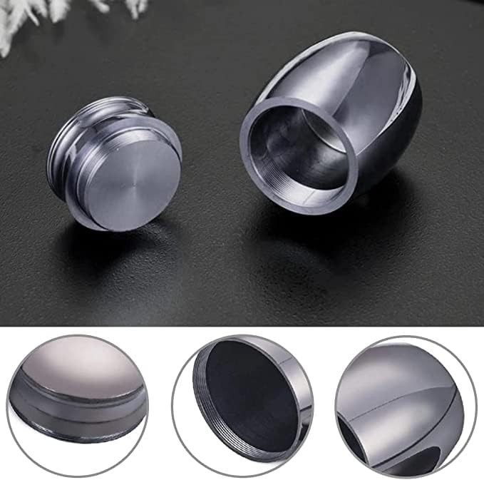 Elegant Black Stainless Steel Mini Urn for Ashes – Keepsake Memorial for Adults