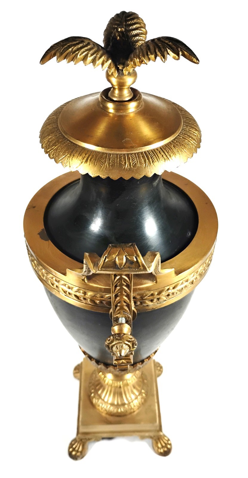 Zeckos 20 Inch Tall Brass Urn Design Finial
