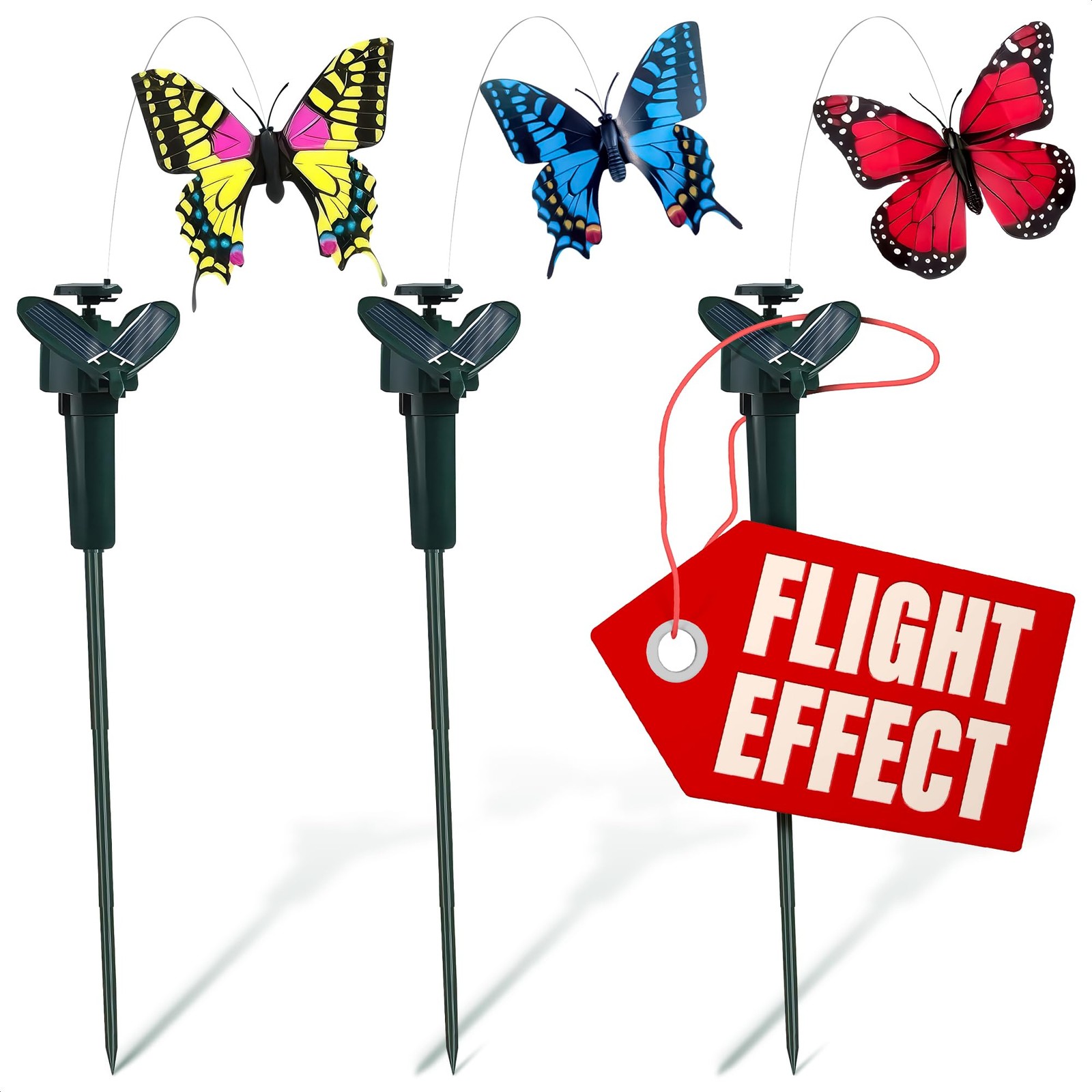 Flying Butterflies for Centerpieces Fluttering Outdoor Garden Decorations