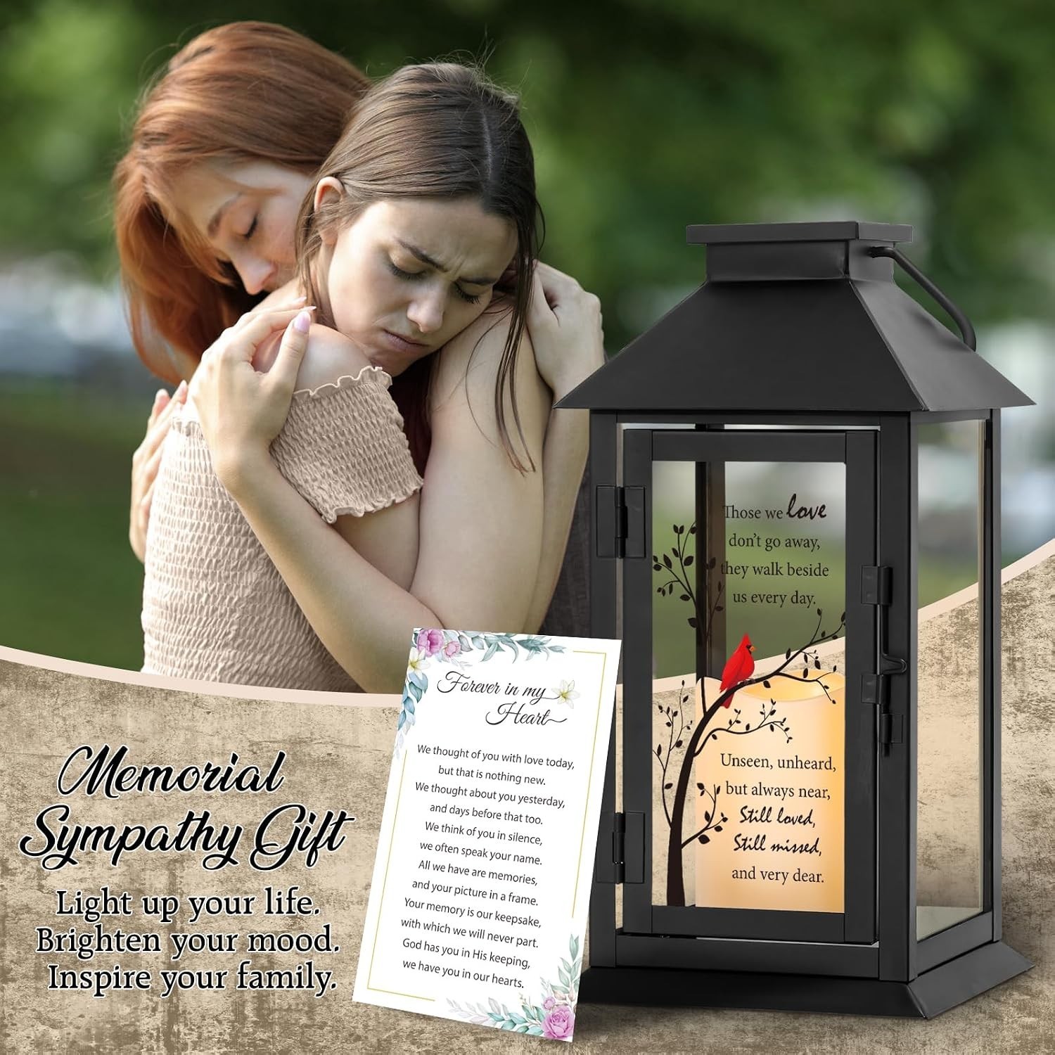 Personalized Memorial Lantern – Bereavement Sympathy Gift