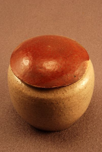 RAKU Unique Ceramic Companion Small/ Keepsake Funeral Cremation Urn #K008