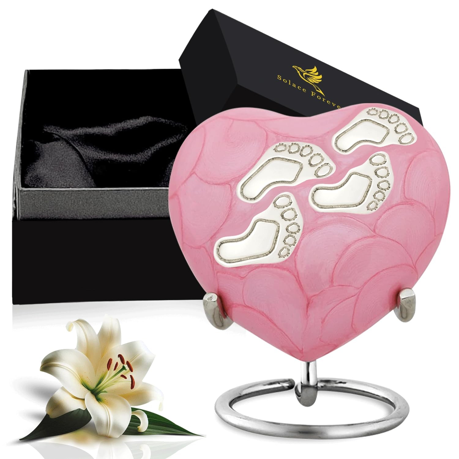 Baby Urns for Ashes Boy & Girl – Mini Urns for Baby Boy Ashes – Heart Shaped …