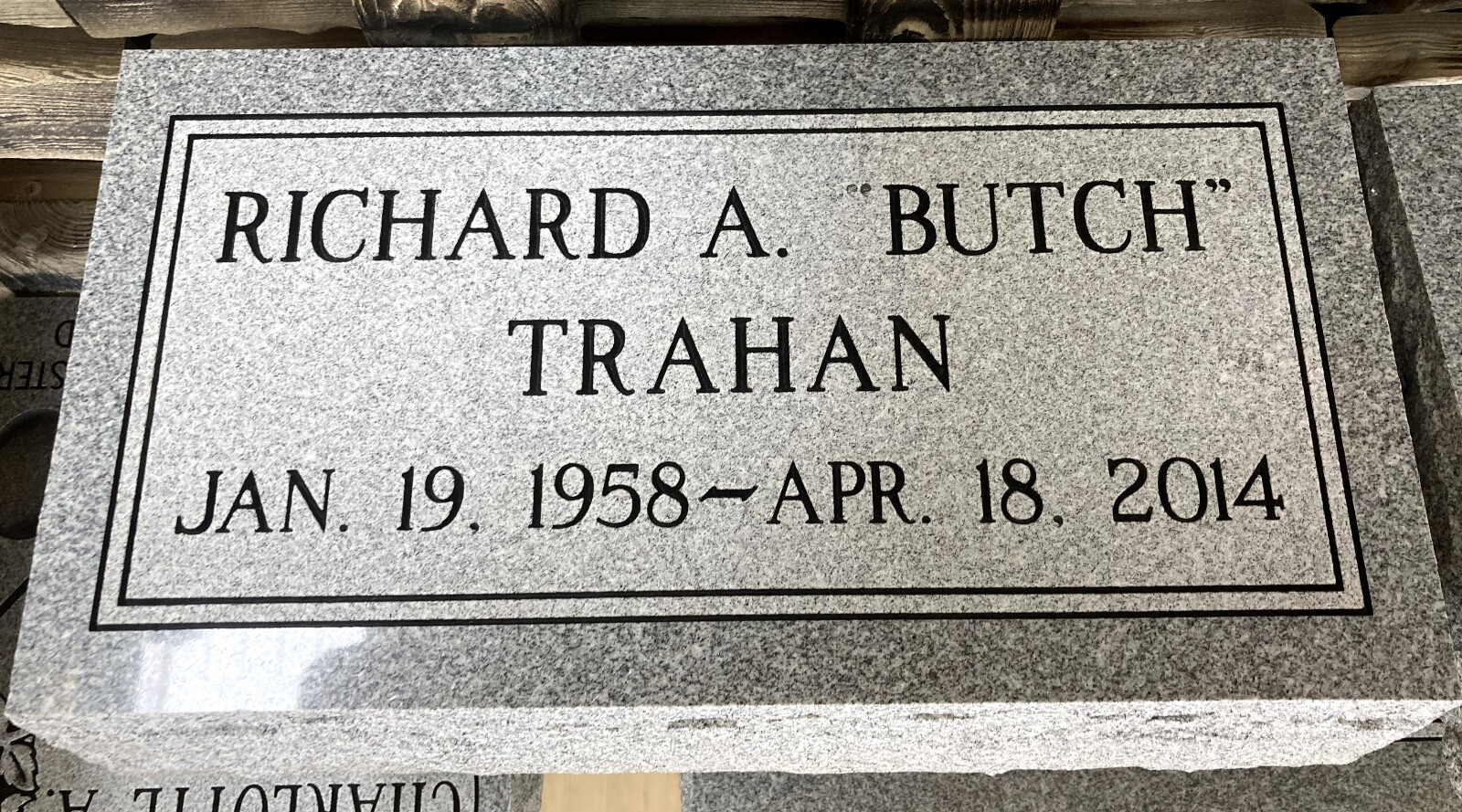 Granite Headstone Bevel (20x10x6) Cemetery Funeral Memorial
