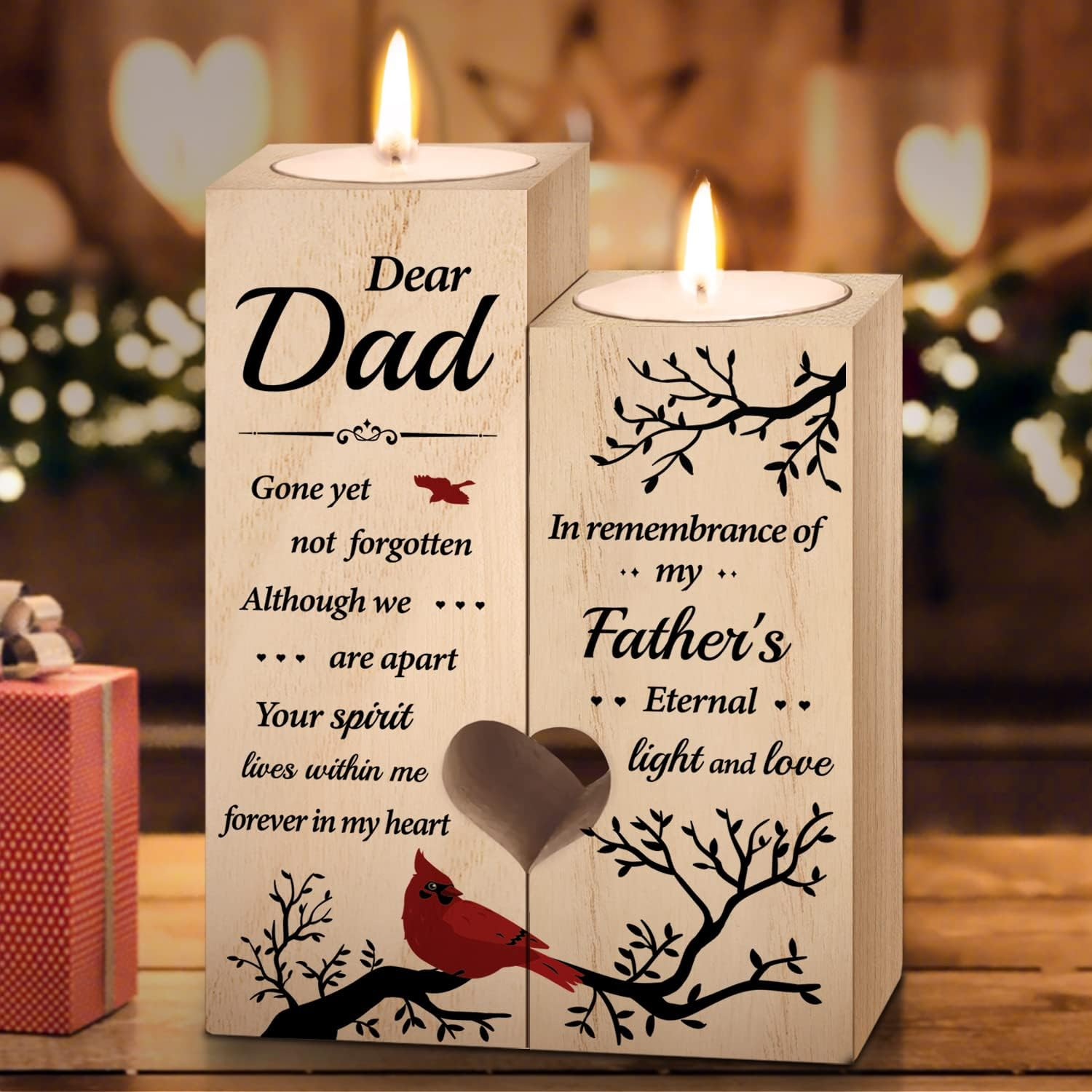 Memorial Gift – Memorial Candlestick Gifts for Loss of Father – Sympathy Gift…