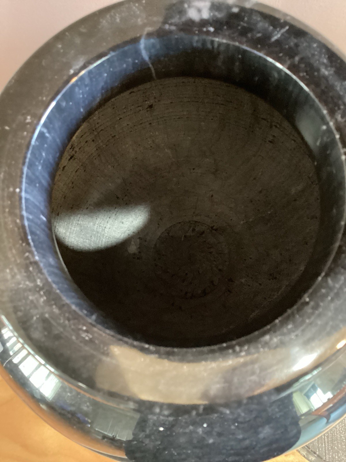 Dogwood Natural Black Marble Cremation Urn Ashes Large/Adult 205 Cubic Inch New