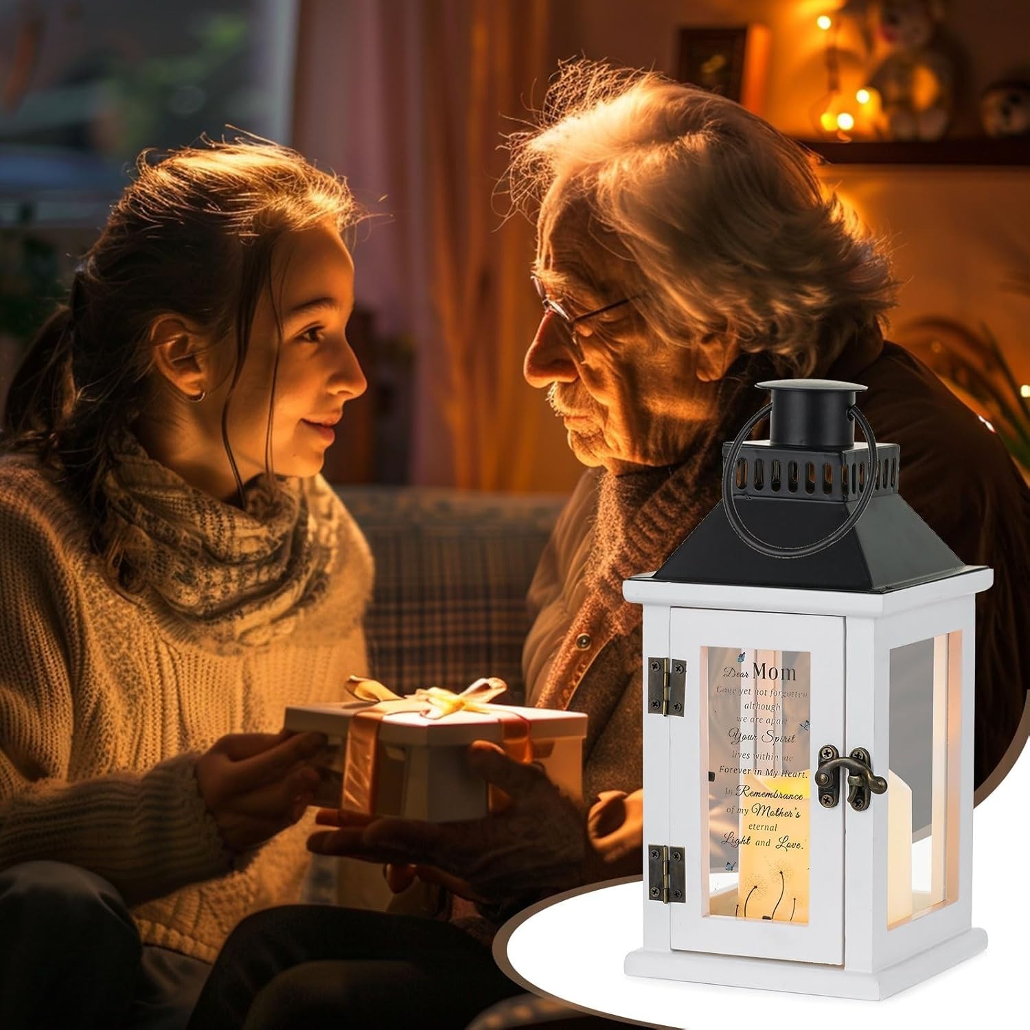 Memorial Gifts for Loss of Mom – Memorial Lanterns Remembrance Sympathy Gifts…