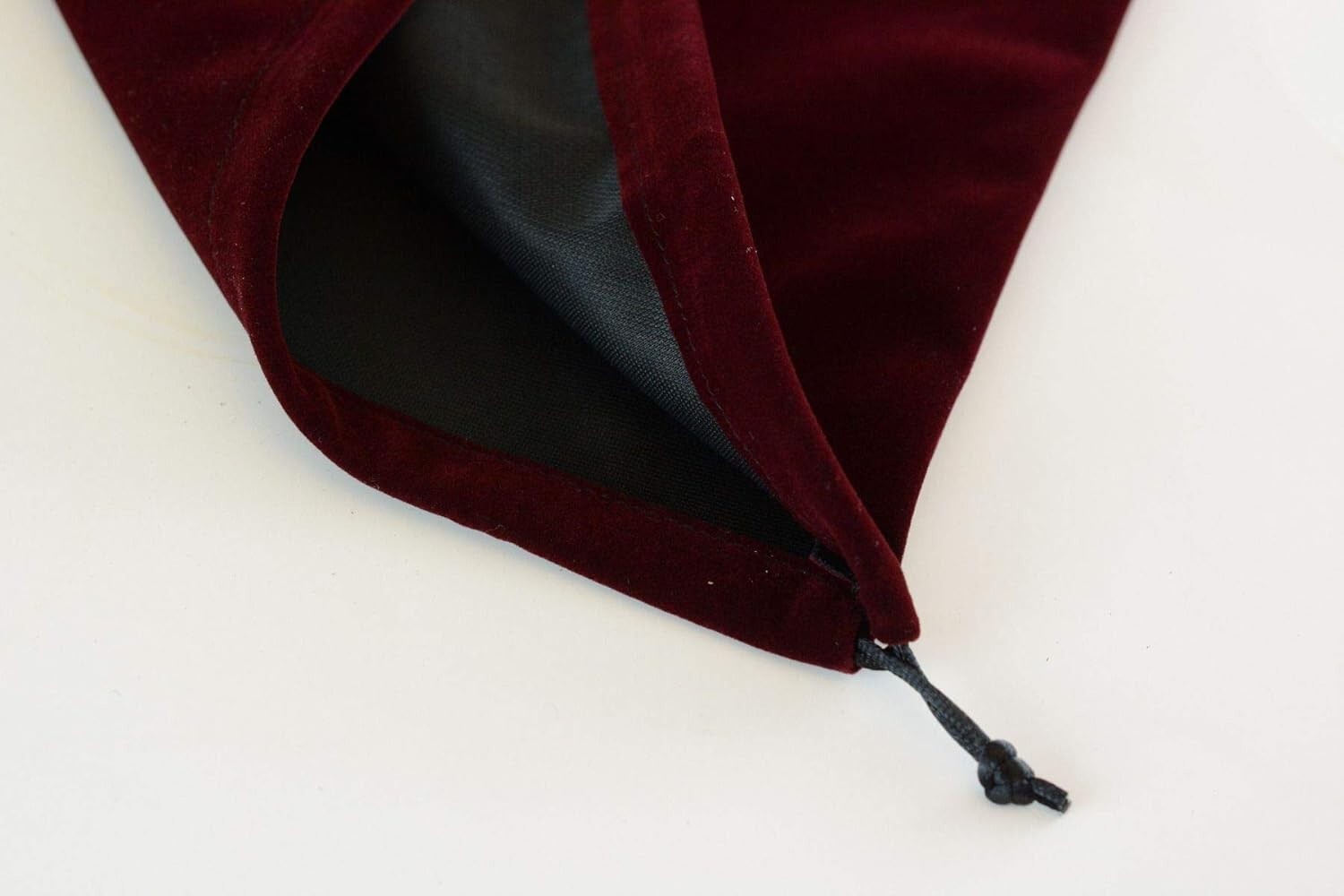 Velvet Cremation Urn Bag Drawstring Closure – Adult Cremation Urn (Burgundy)
