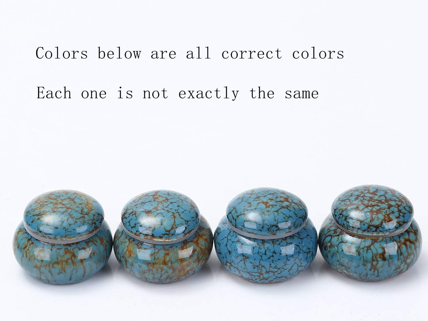 Small Urn for Human Ashes – 1.6” Handicrafted Urn – Beautiful Tiny Keepsake Urn