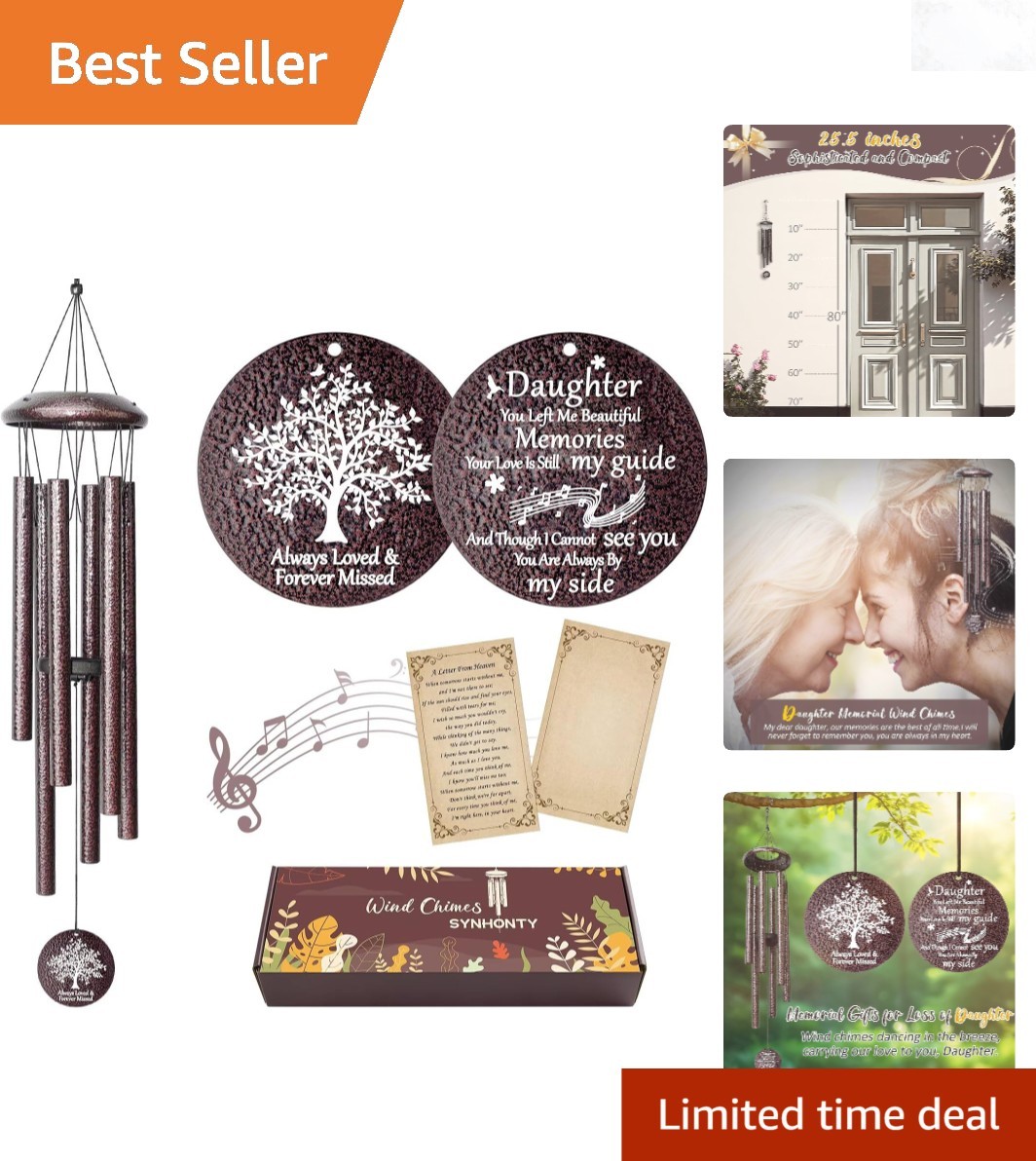 Eternal Melody Memorial Wind Chimes for Daughter