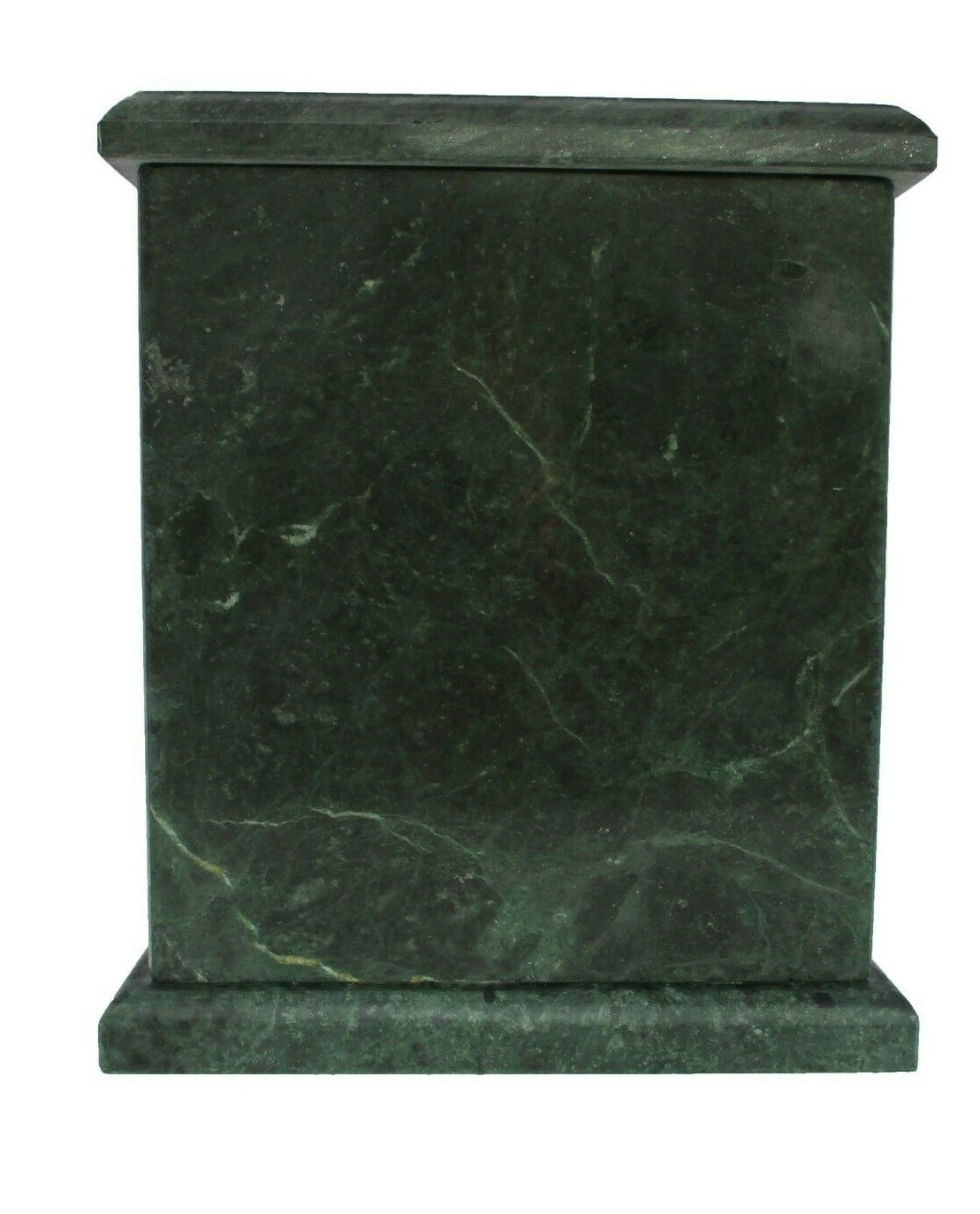 Large/Adult 230 Cubic Inches Green Evermore Natural Marble Urn for Ashes