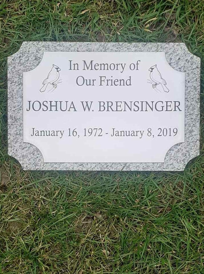 Personalised Grave Marker Flat Grass Grave Stone Flat Cemetery Stone Headstone