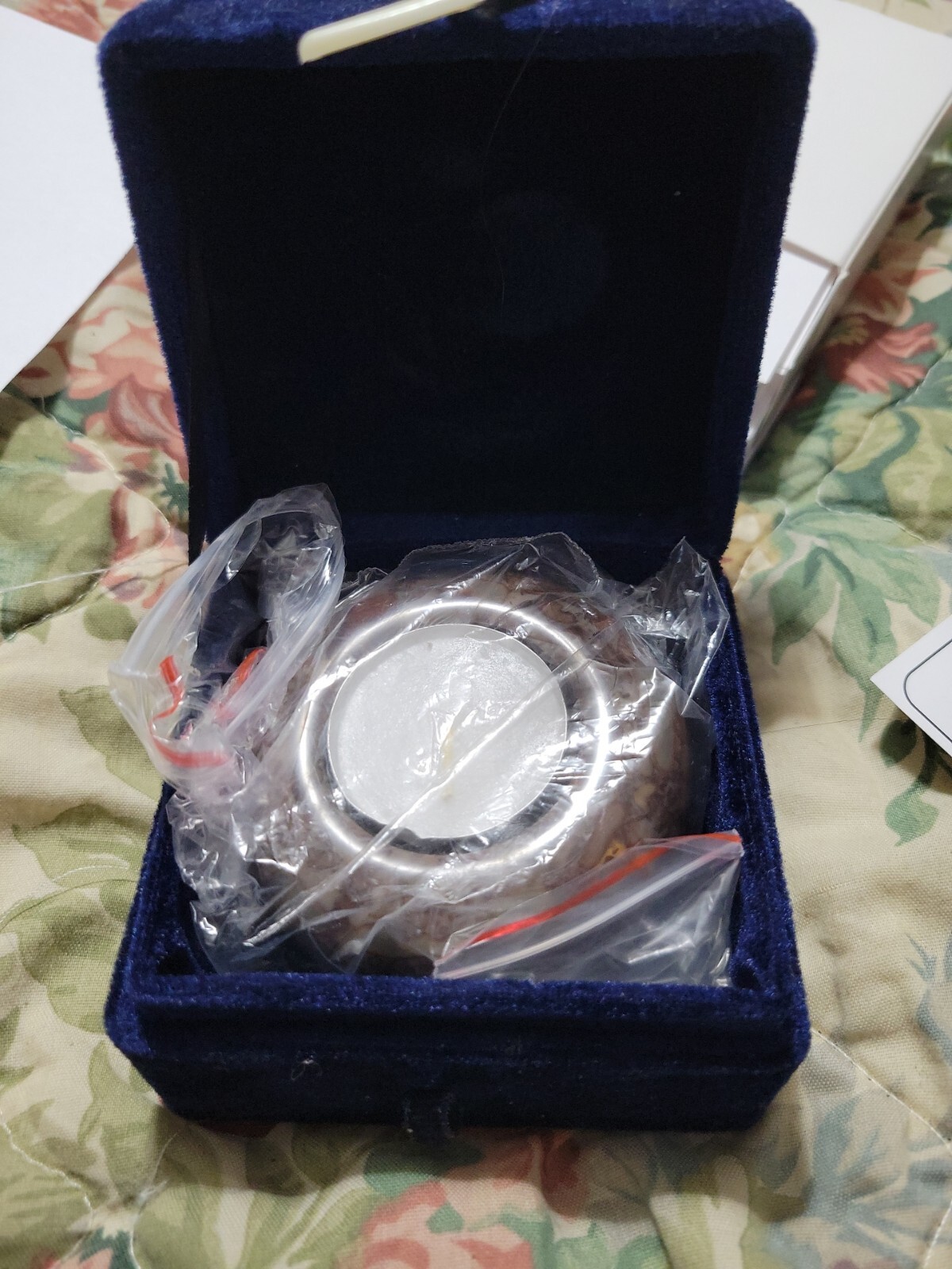 Urn Cremation Memorial Keepsake Box Kit Human Pet Remains Candle Cards Xtra Box