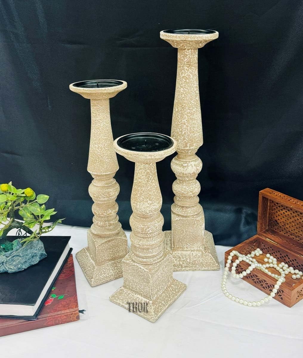 Candlestick Holders 3pcs, Taper Candle Holders for Candlesticks, Valentines Day