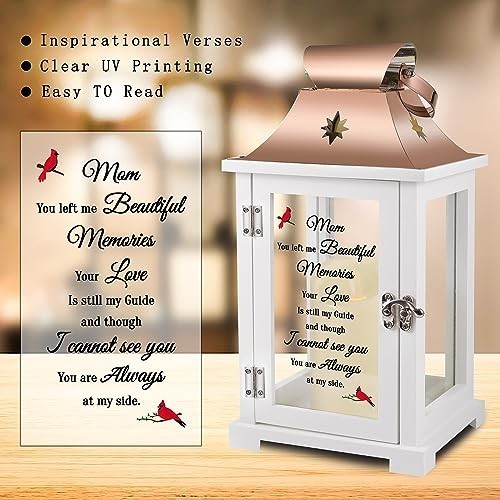Memorial Lantern for Loss of Loved One, Sympathy Gifts, Bereavement Keepsake, Ce