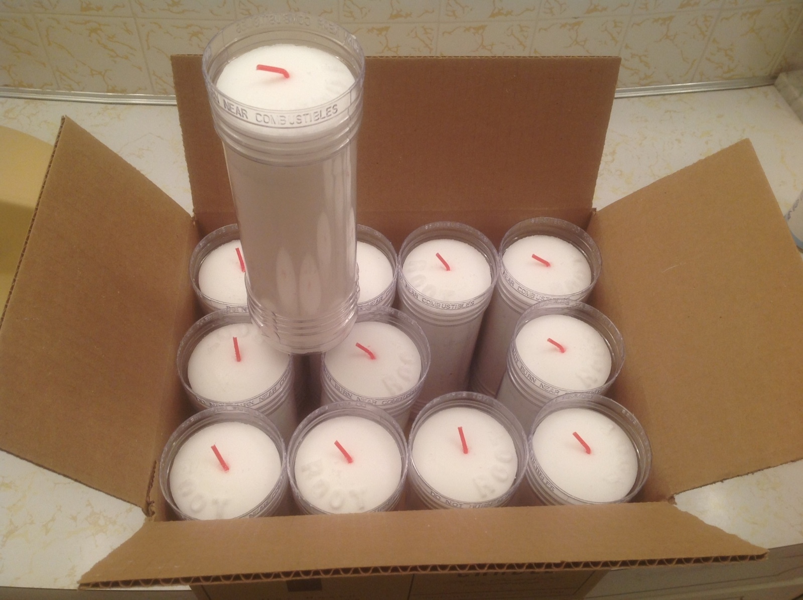 Candles:Church, Cemetery, Memorial,Ceremonial, Remembrance,Garden/Patio/ Prayer