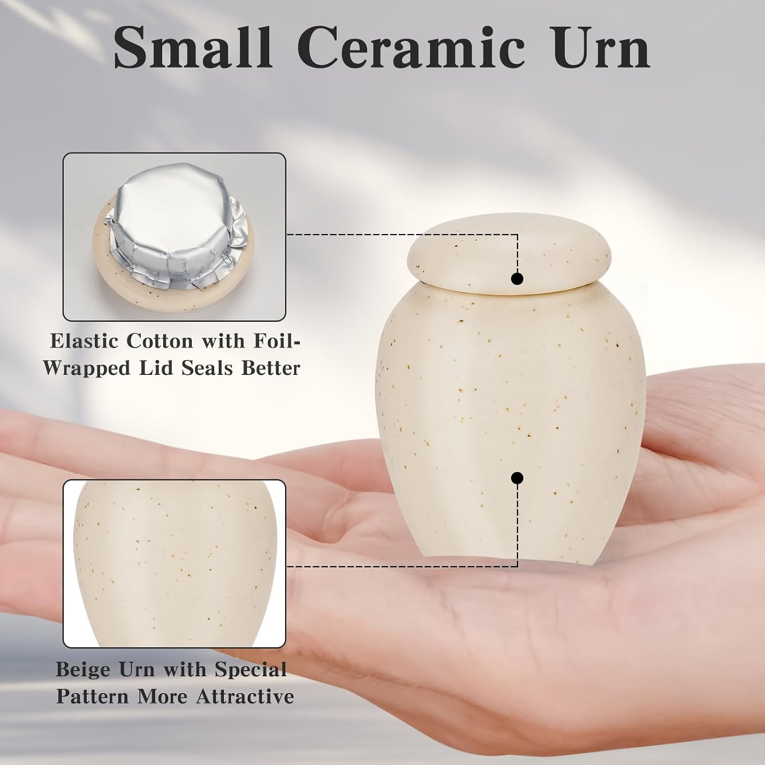 Urns for Human Ashes Candlestick for Your Loss Sympathy Gifts for Women Men Smal