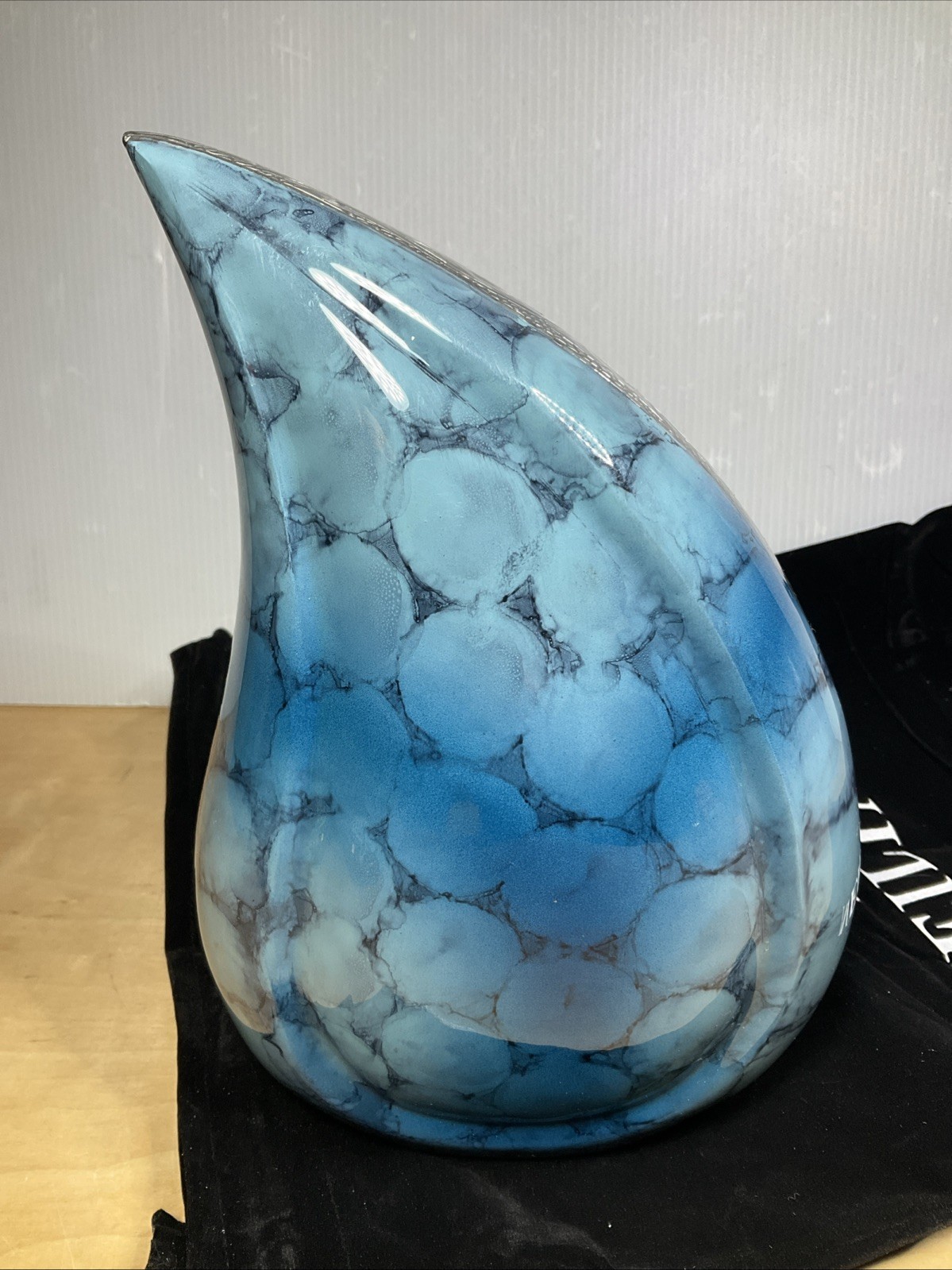 Cremation Urn for Human Ashes, Teardrop Shape, Personalized Engraving Included!