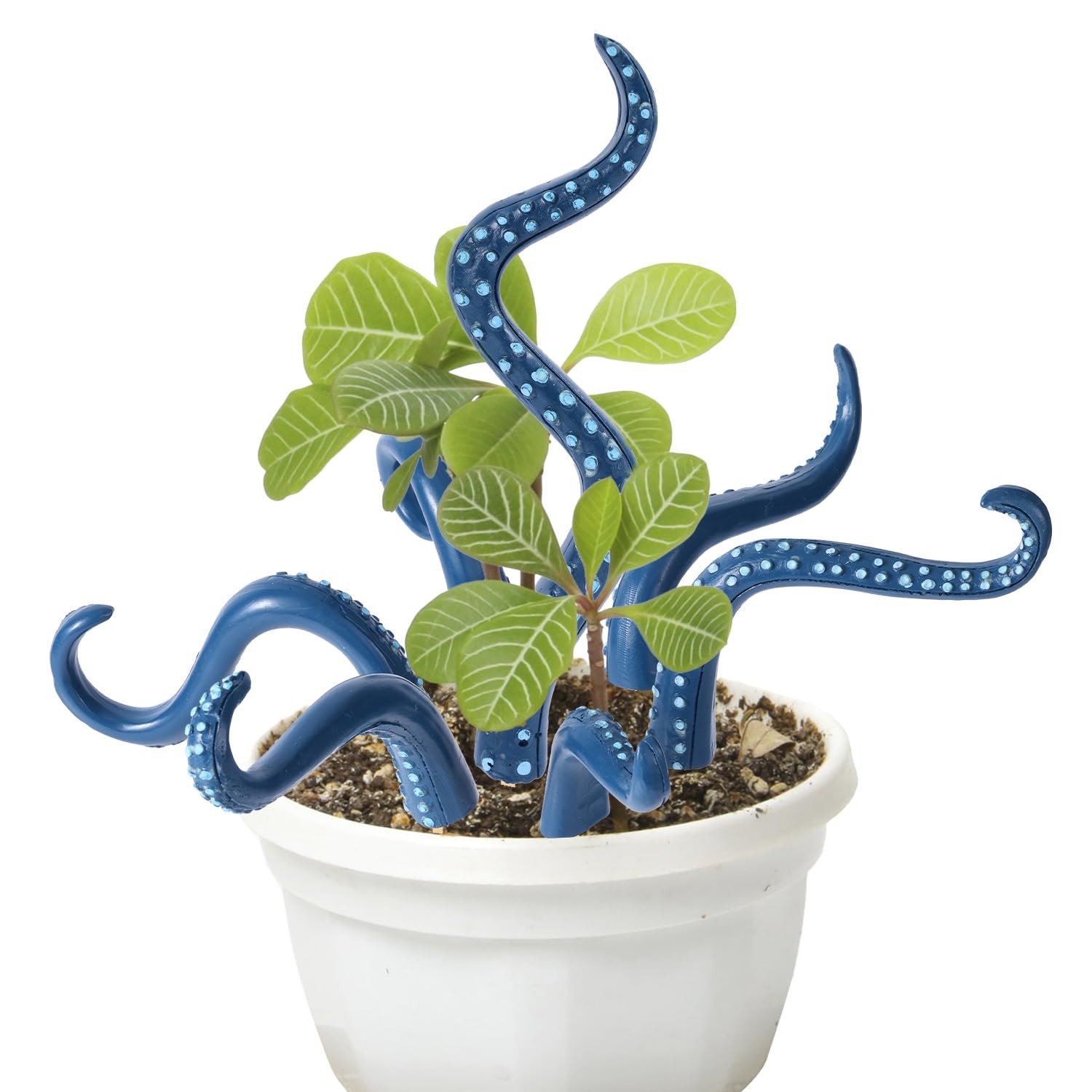 Octopus Tentacle Plant Stakes 7.2-13.5cm Glow in the Dark – Fun Indoor Outdoor