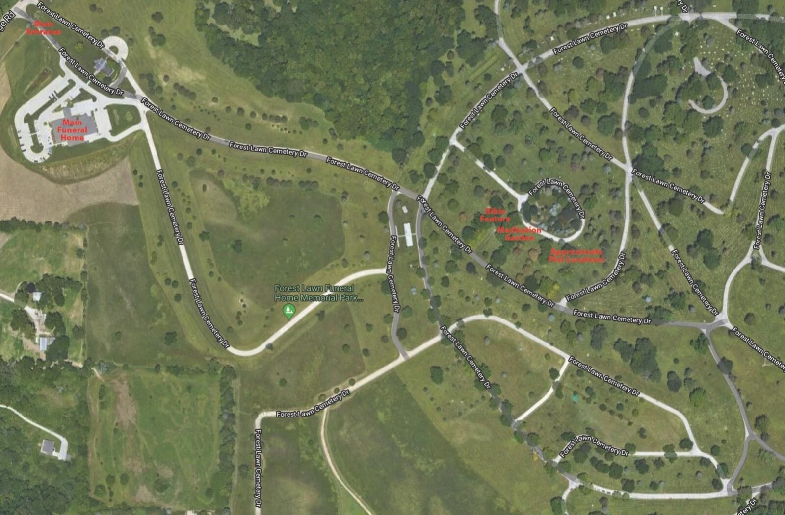Two Quiet & Peaceful Cemetery Plots Next to Each Other – Forest Lawn – Omaha