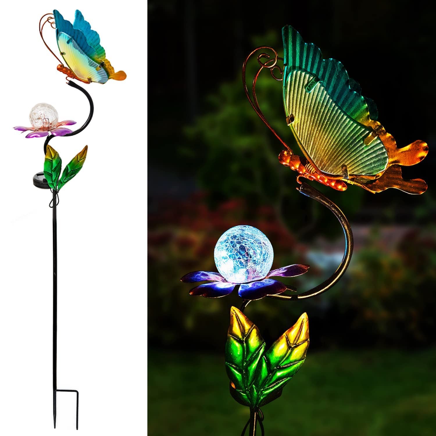 Solar Butterfly Garden Lights – Outdoor Decor for Patios and Yards