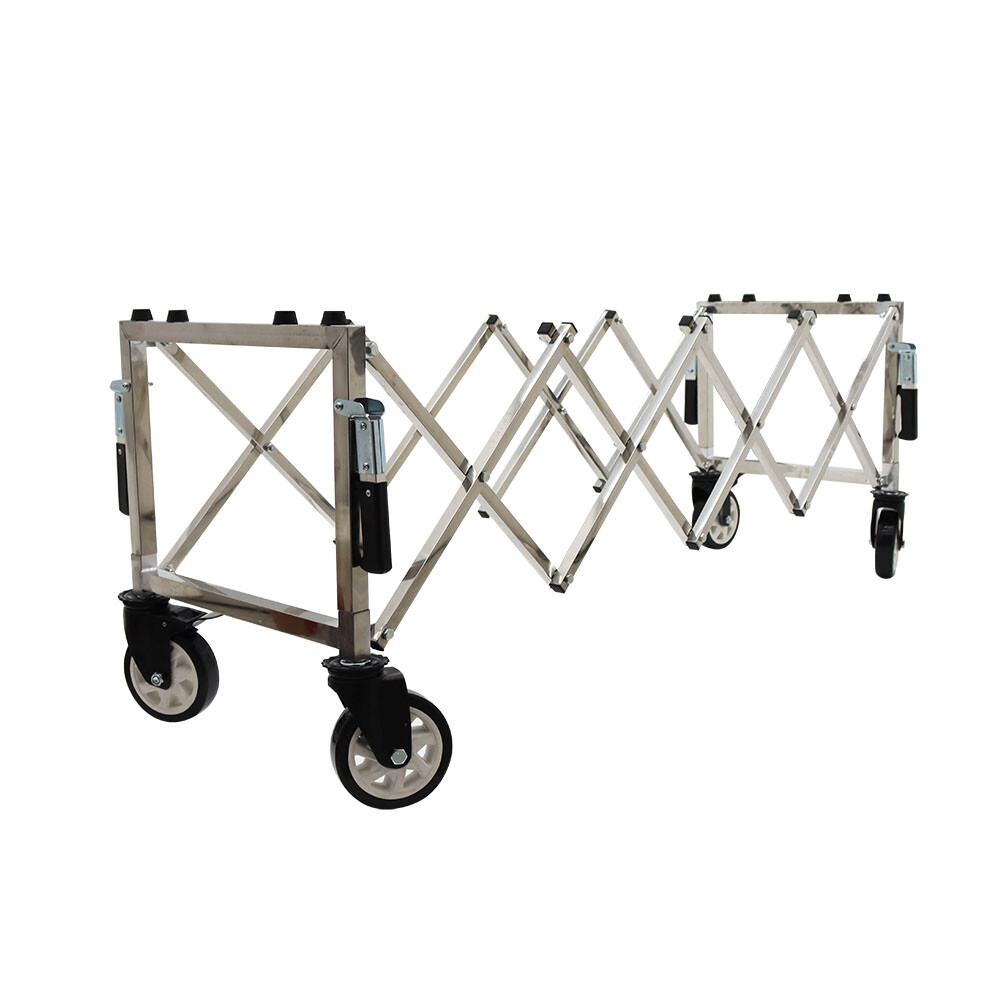 Funeral Stretcher Truck Casket Church Truck Foldable Stainless Steel Trolley
