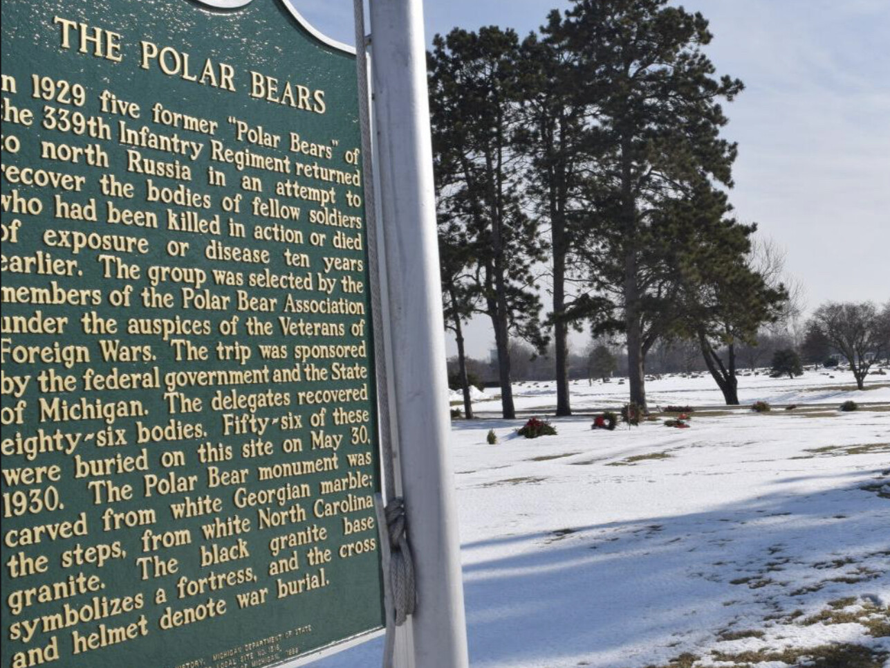 White Chapel,Troy MI-2 Side by Side Graves (Block B) East of Polar Bear Monument