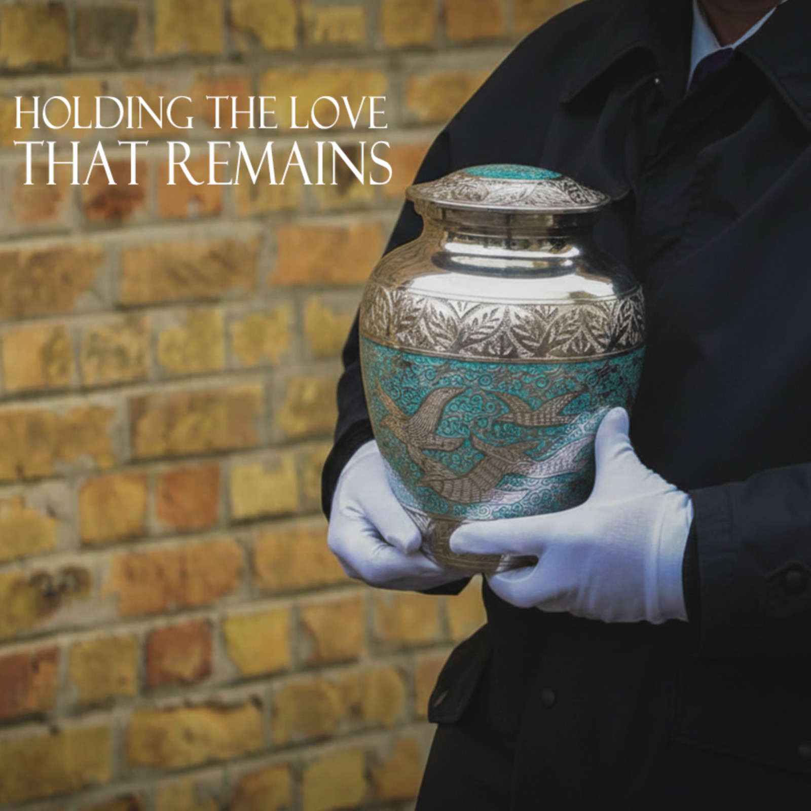 Large Solid Brass Cremation Urn for Human Ashes Handcrafted Funeral Memorial Urn