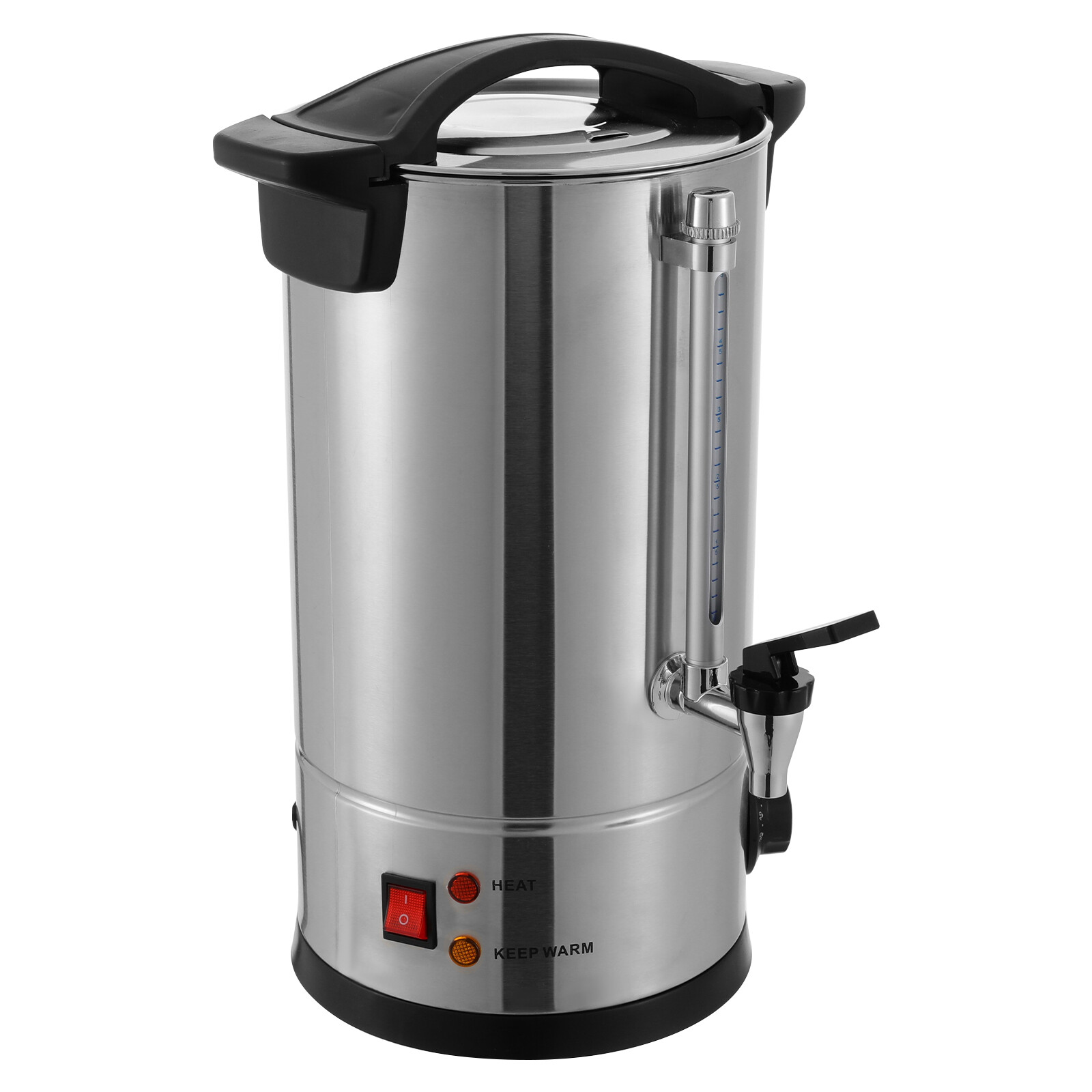110V US 10L Commercial Electric Coffee Maker Urn, 304 SS Large Coffee Dispenser