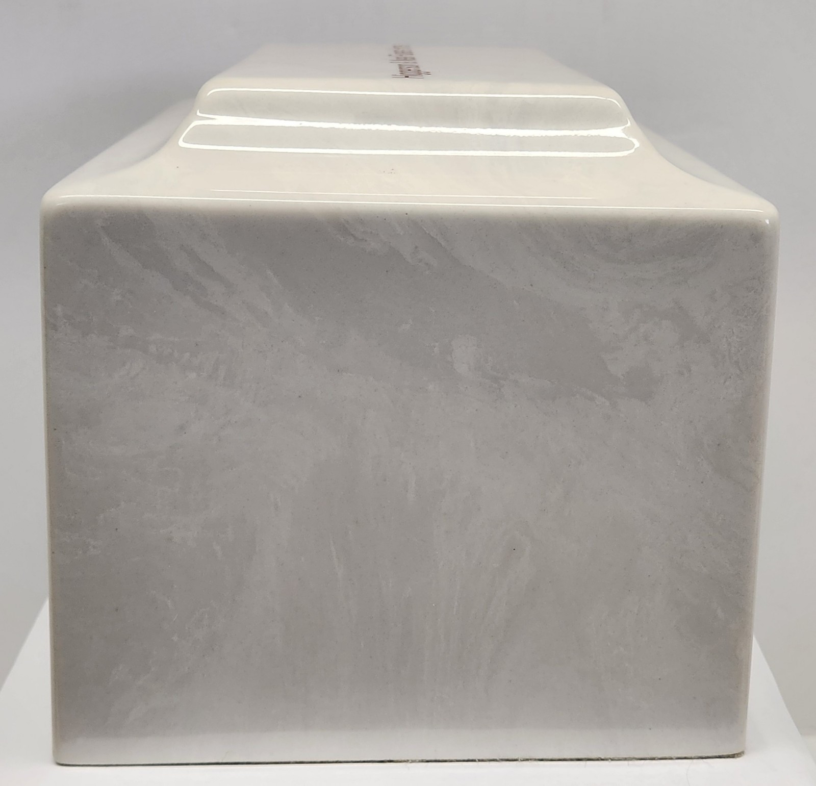 Vtg MacKenzie Marble Urn Casket Vault Salesman Sample Funeral Home Advertising