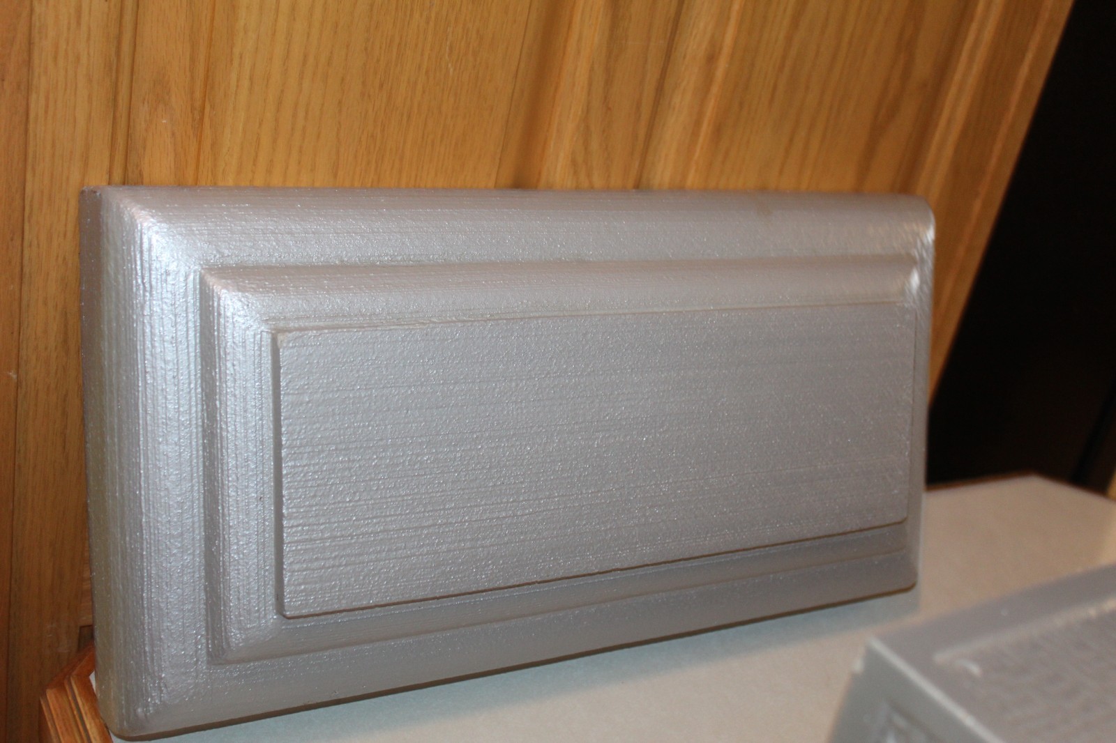 Vtg Wilbert Monticello Salesman Sample Burial Vault Concrete Coffin Casket