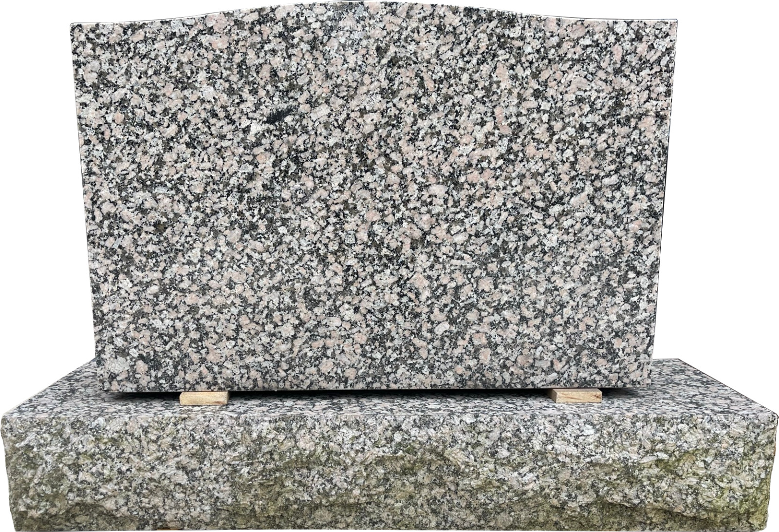 Gris Monadriz Granite Serpentine Monument Headstone Grave Marker MN-02B