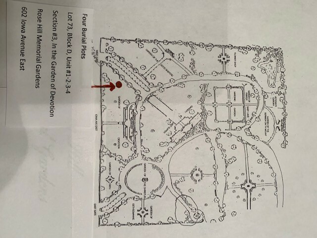 Marshalltown, Iowa: 4 Burial Plots plots at Rose Hill