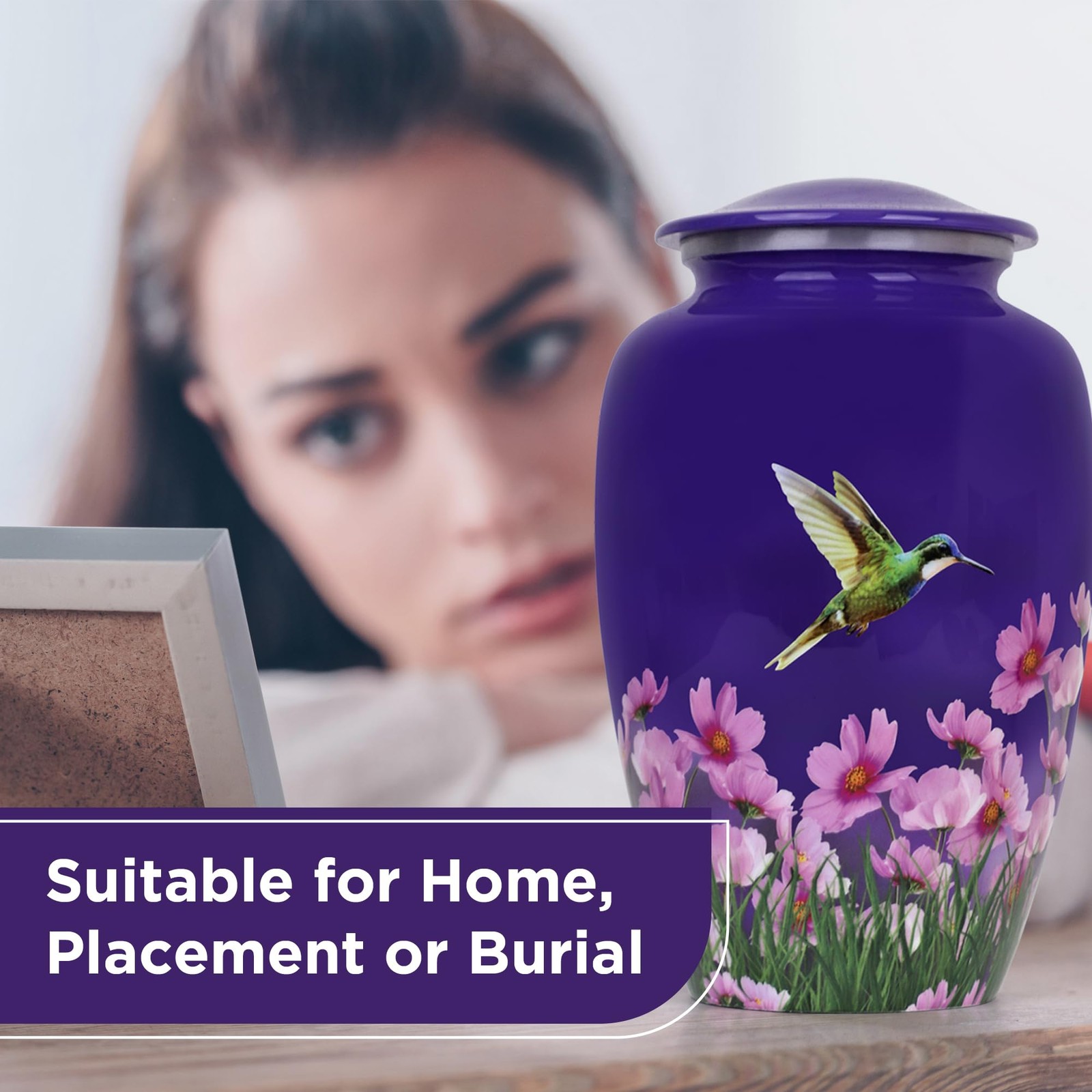 Memorials Urns for Human Ashes Adult Female and Male, Decorative Burial Urn, …