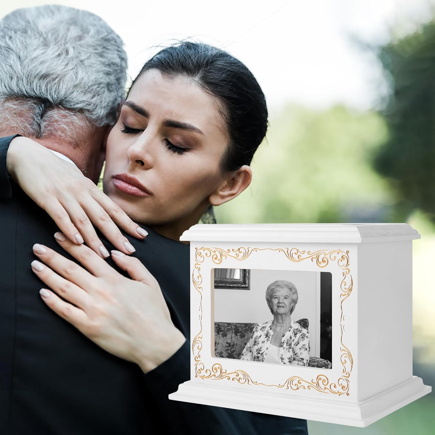 Cremation Urns for Human Ashes Adult Male or Female, Funeral Memorial Urns for A