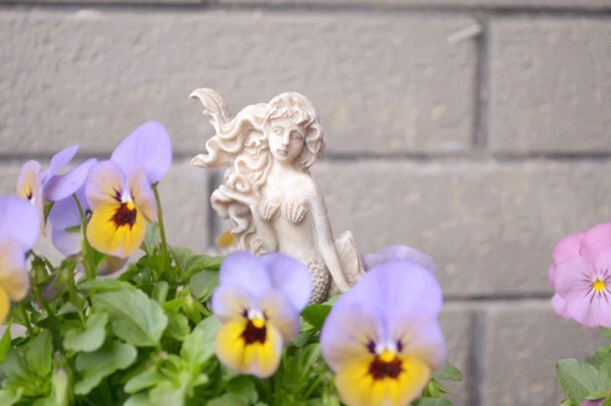 MUAMAX Miniature Mermaid Garden Stakes Fairy Small, 9-mermaid-9