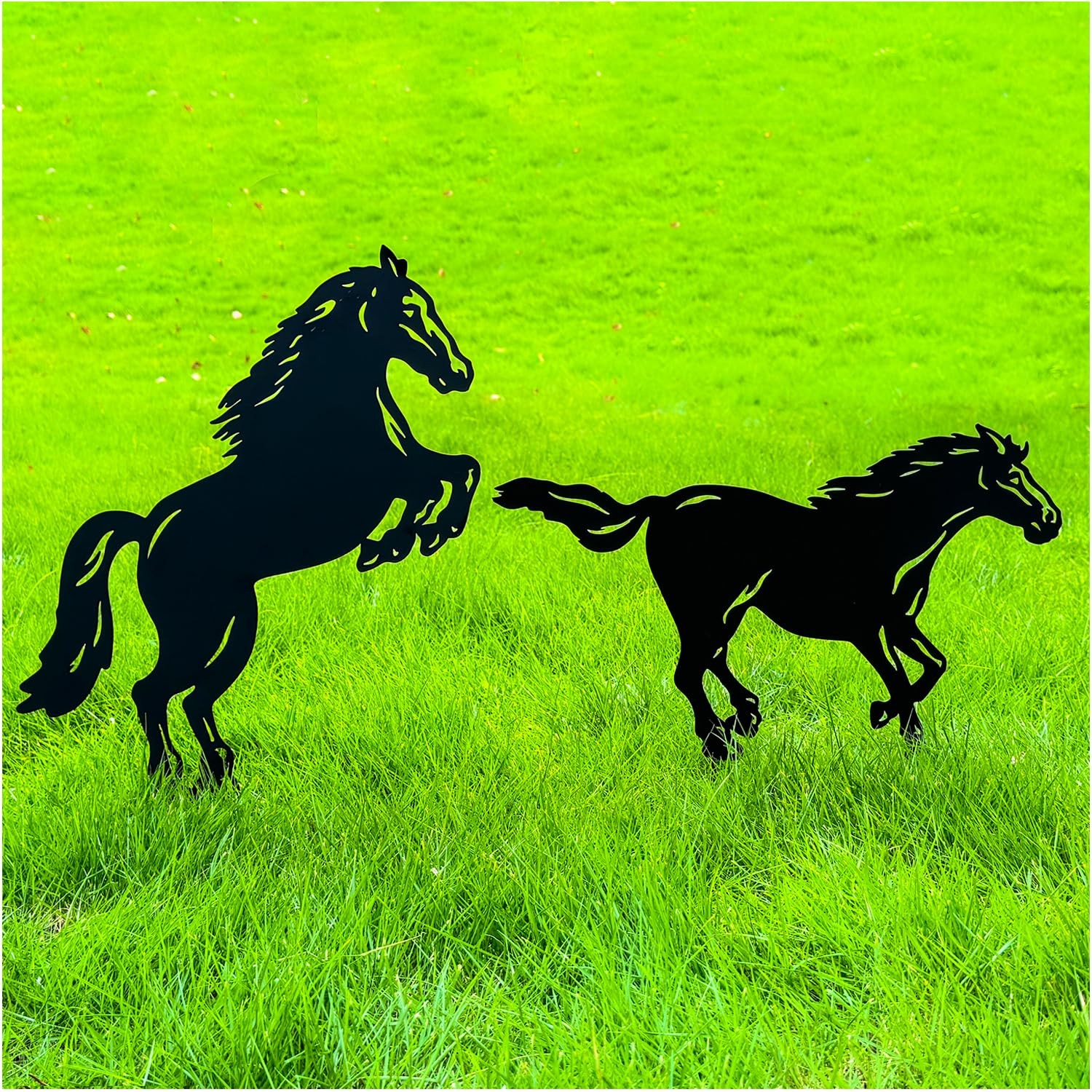 Horse Metal Garden Stakes Unique Gifts for Horse Lovers, Outdoor Decor