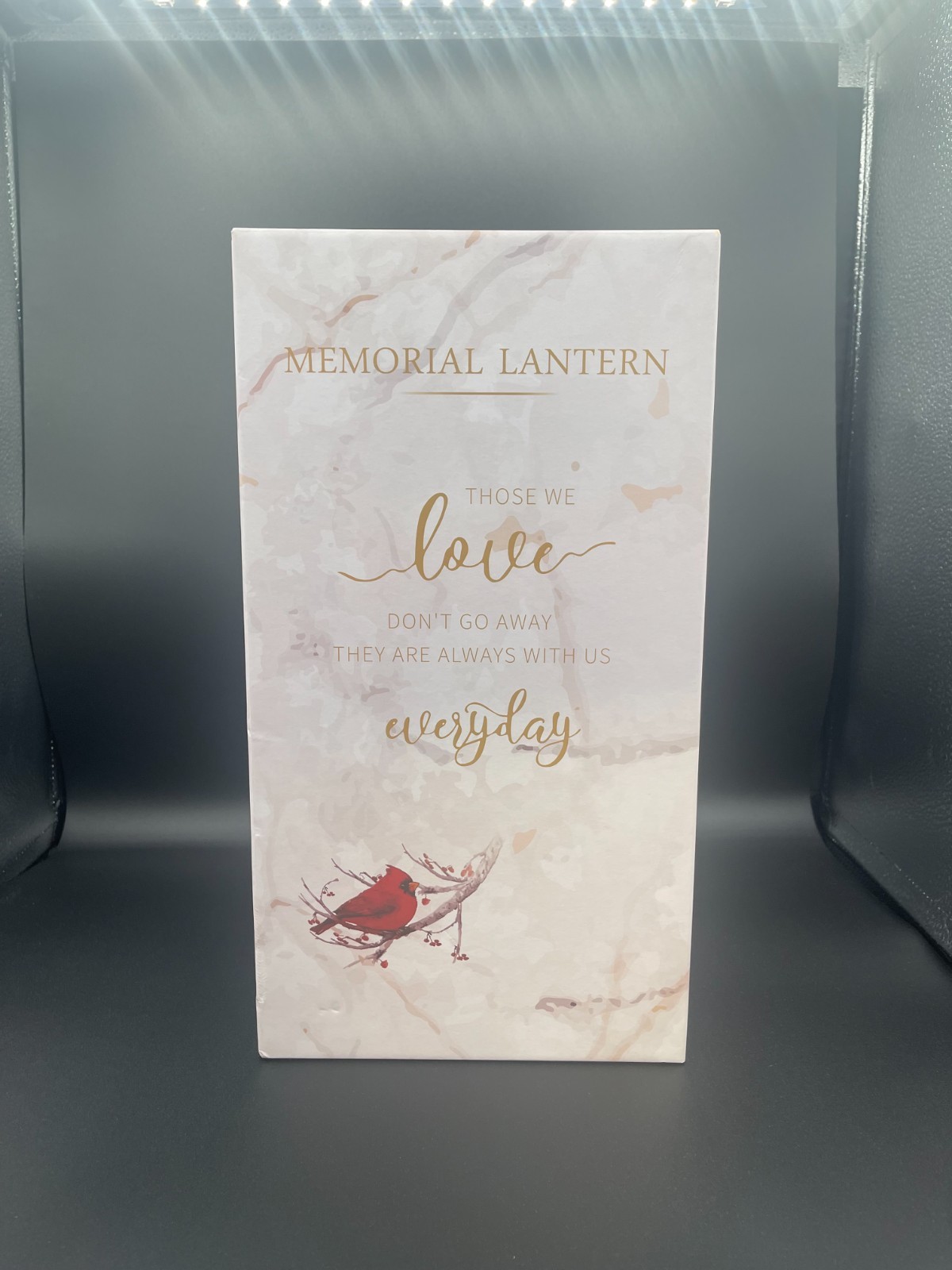 Memorial Lantern With LED Candle, Sympathy Gift Loss of Father/Dad, Bereavement