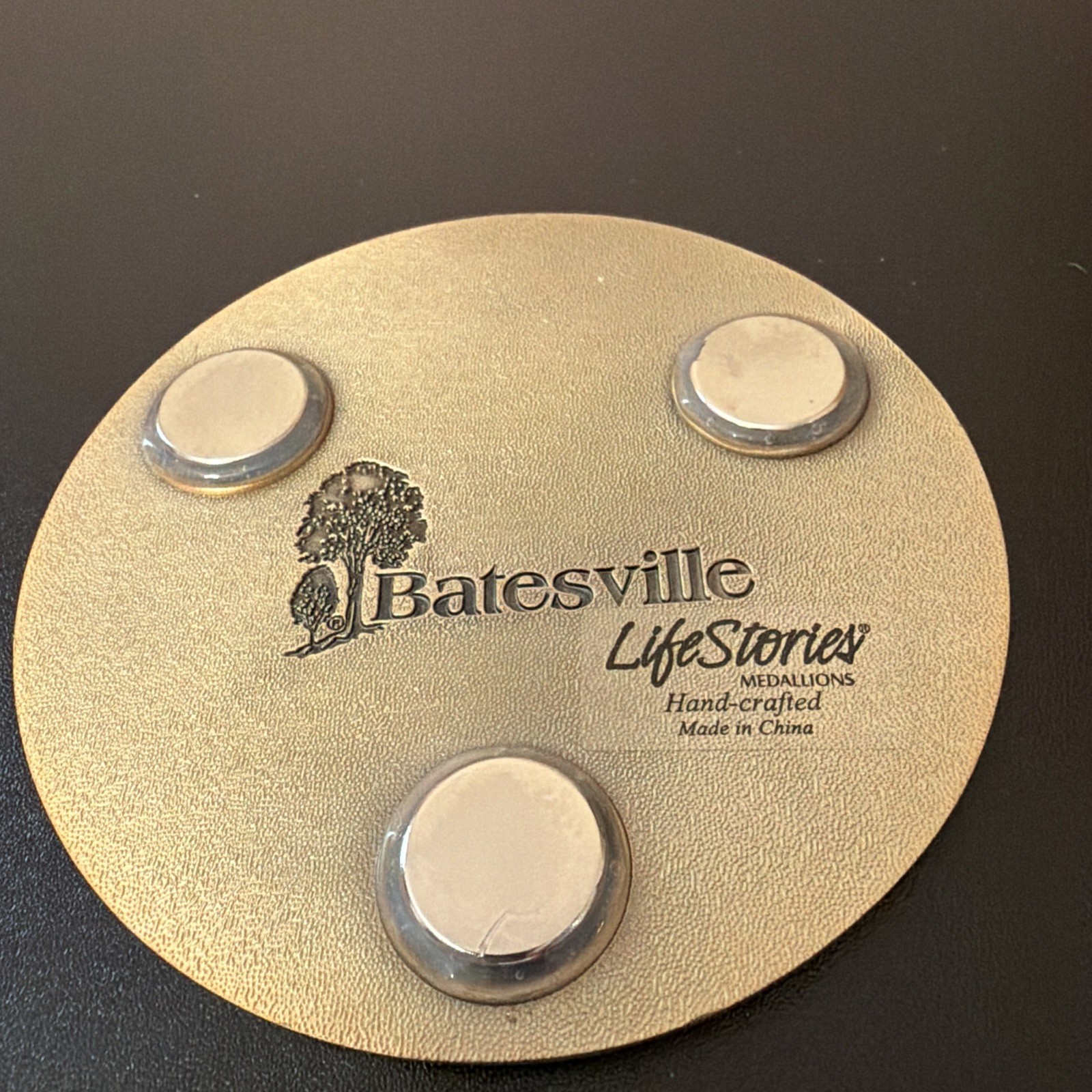 Batesville Selfless Generous Devoted Humorous Funeral Casket Magnet Medallion