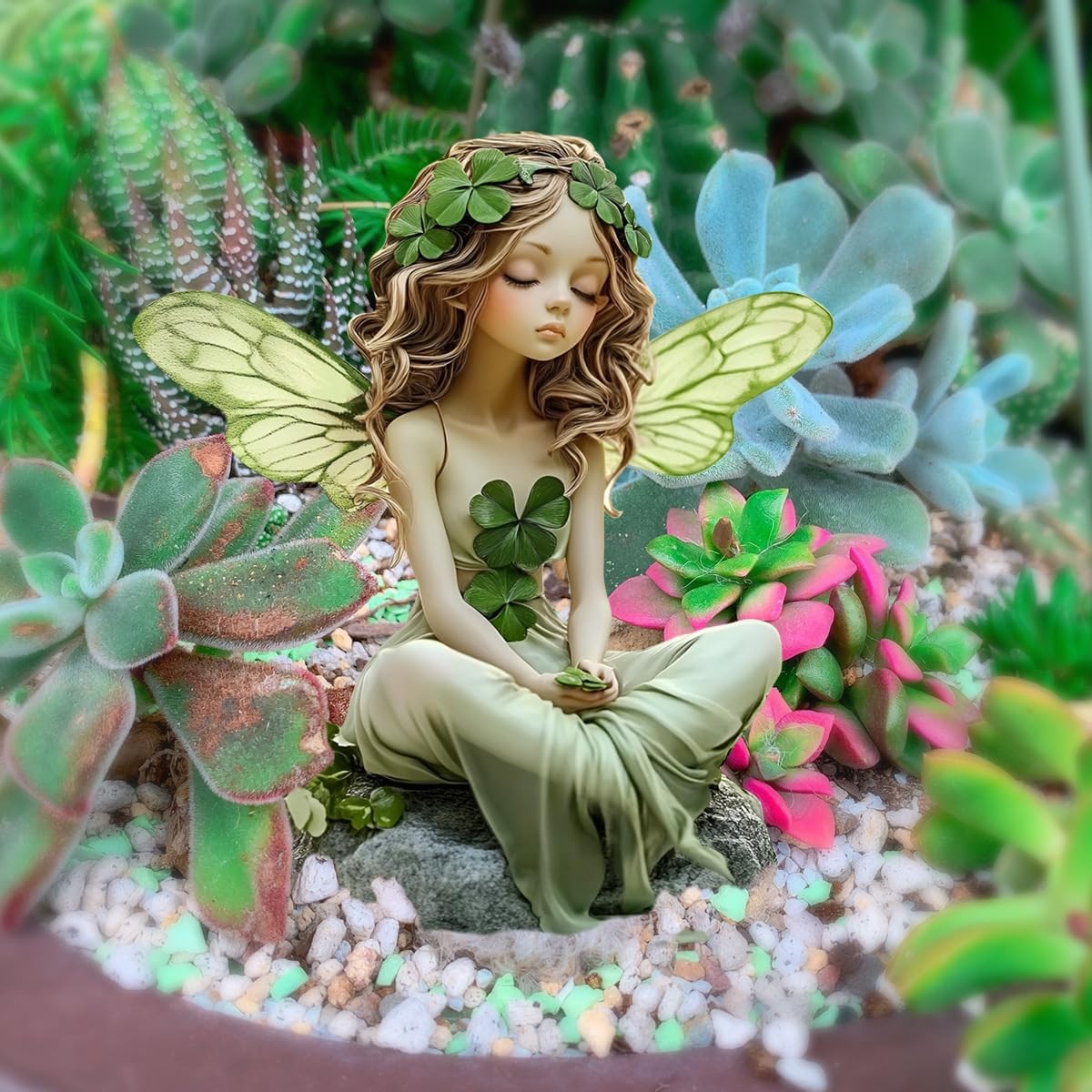 Fairy Garden Stake Decor, Acrylic 2D Garden Fairy Decoration, Fairy Garden fo…