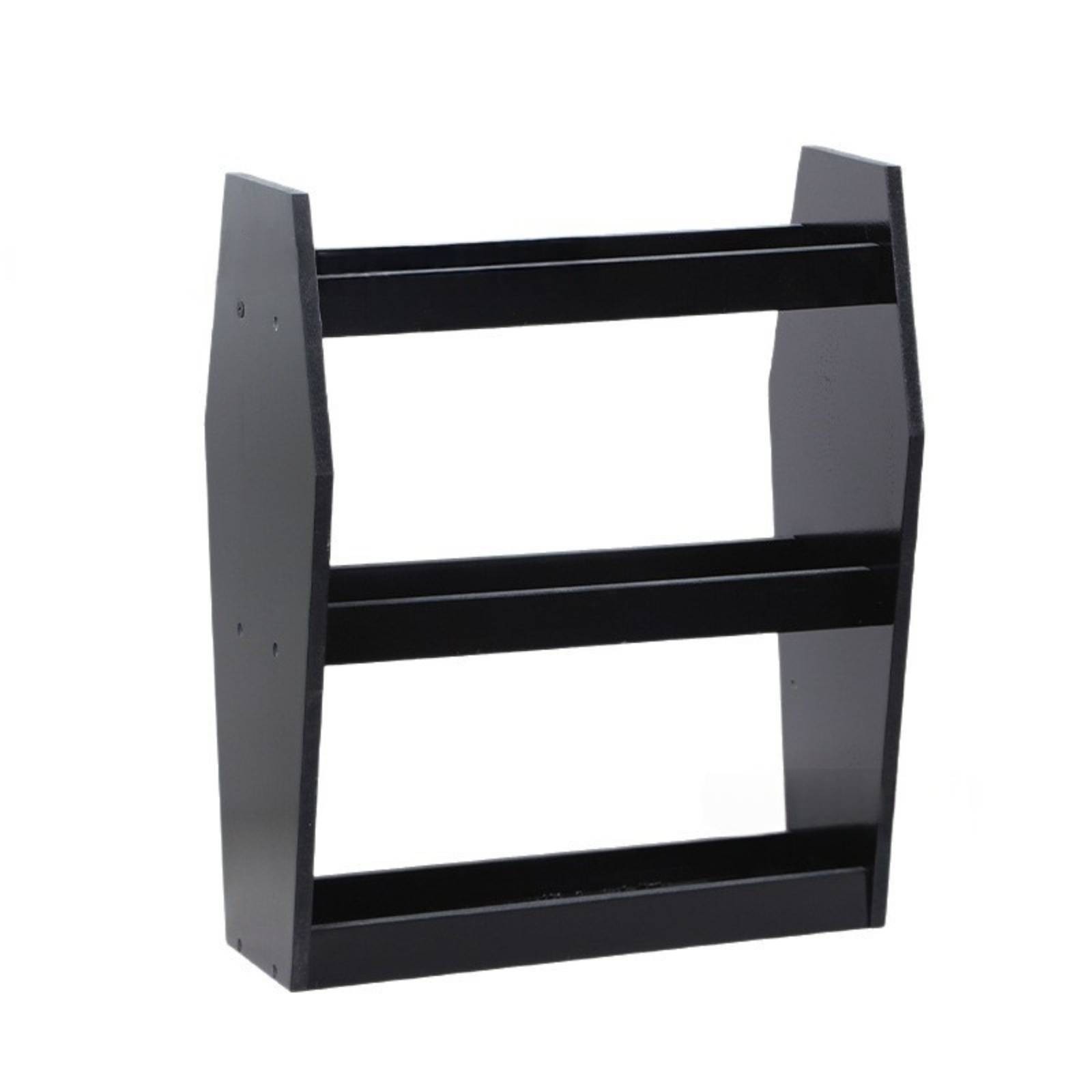 3-Tier Tabletop Rack Stepped Silhouette Home Storage Space-Saving