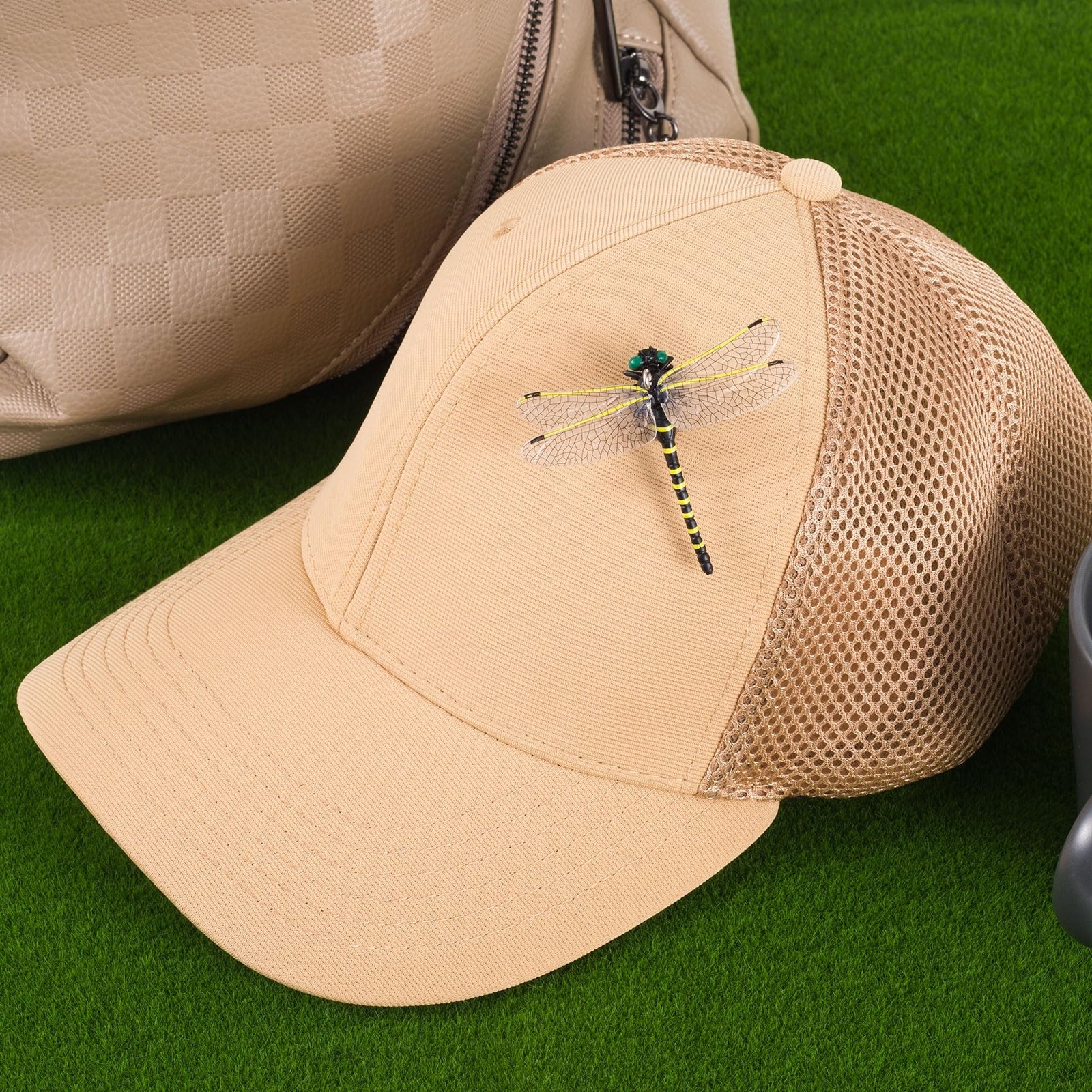 Dragonfly Hat Clip, Dragon Fly Clips for Bugs, Fake Realistic Artificial Drag…