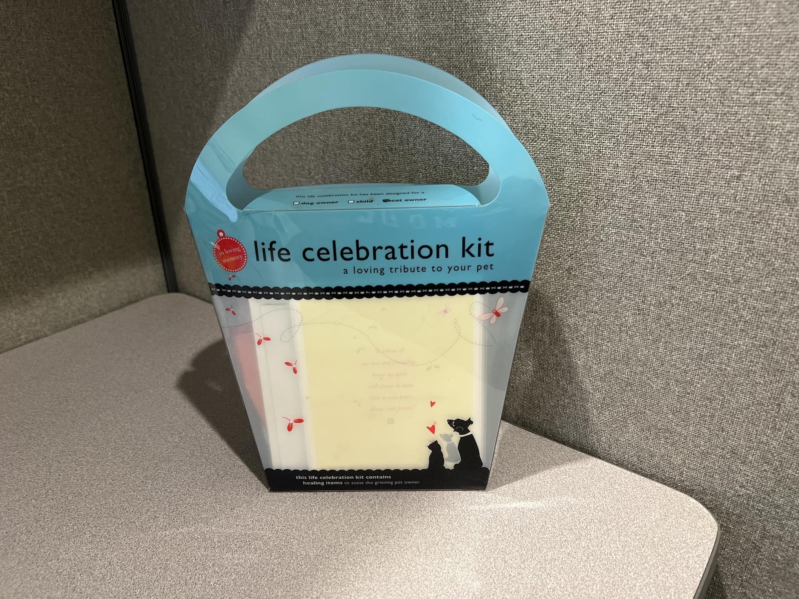 Life Celebration Kit For Your Pet- In Loving Memory For Cat