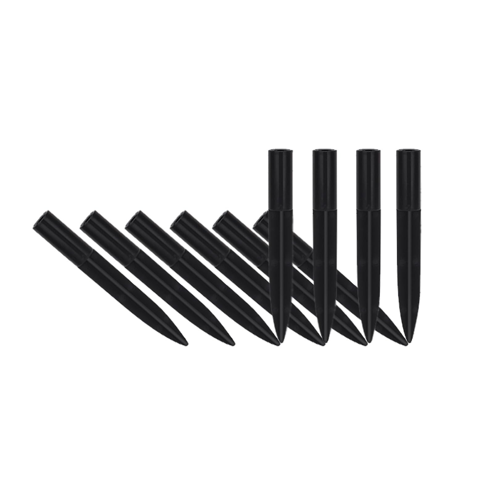 10 Pack Solar Light Stakes (Fit for Pole Outer Diameter 0.35in), ABS Reinforc…