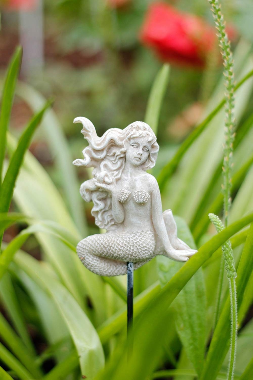 MUAMAX Miniature Mermaid Garden Stakes Fairy Small, 9-mermaid-9