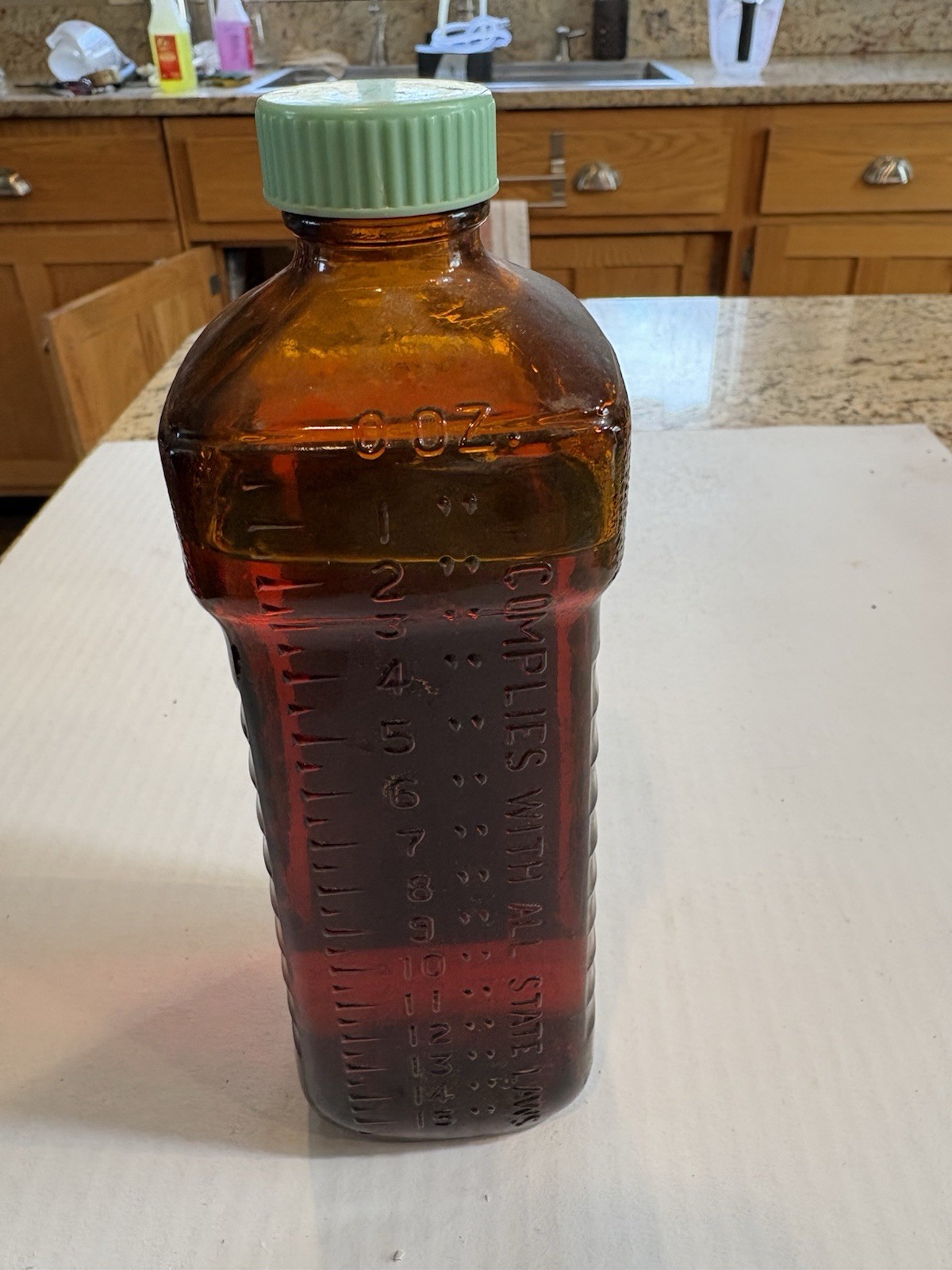 Vintage Jaun-Dial Arterial Embalming Fluid, Sealed bottle, 16 oz.