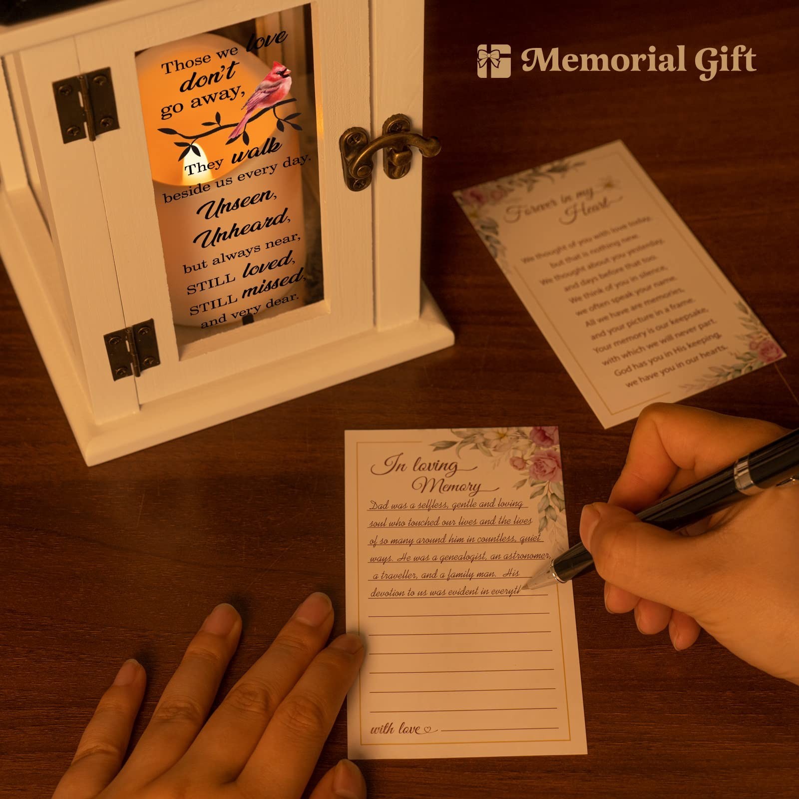 Memorial Lantern – Bereavement Sympathy Gifts for Loss of Loved One Memorial …