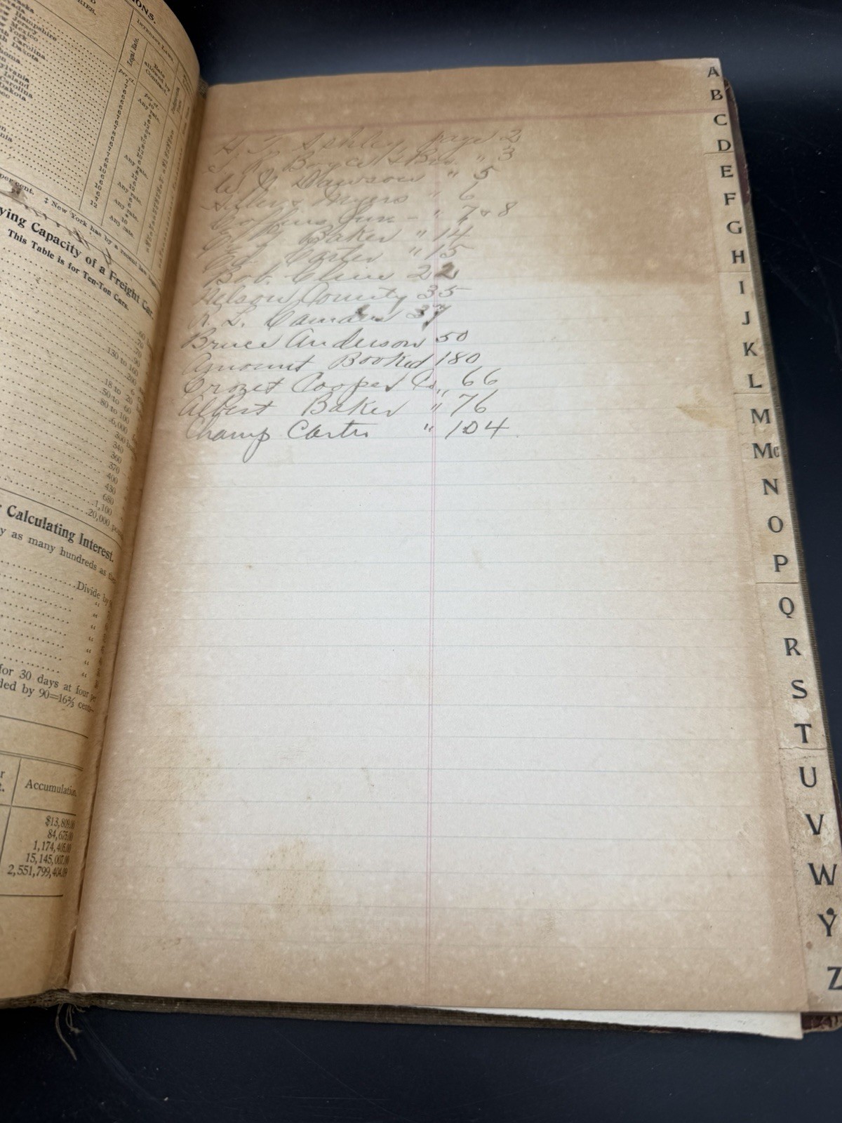1916 Antique Funeral Undertaker Ledger Book Coffin Registry Archive Ephemera VA