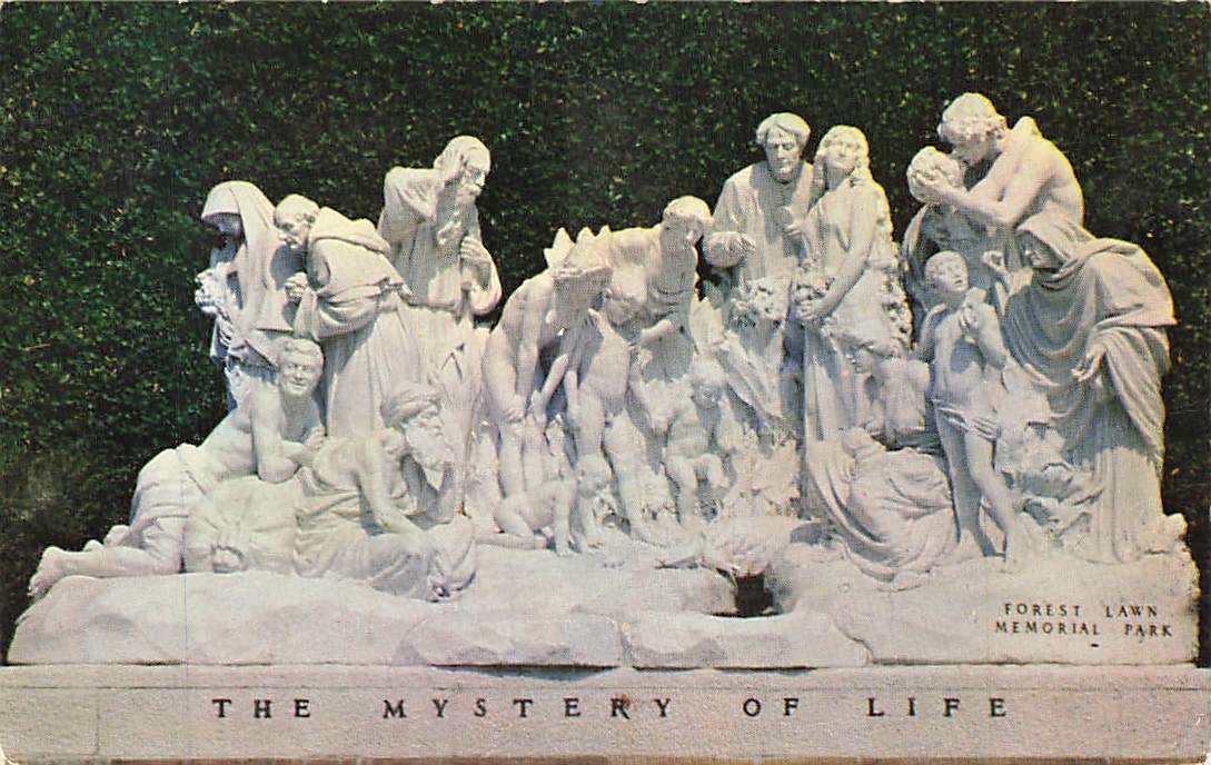 Forest Lawn Memorial Park Museum Church Statues Lot of 8 Glendale CA VTG P82
